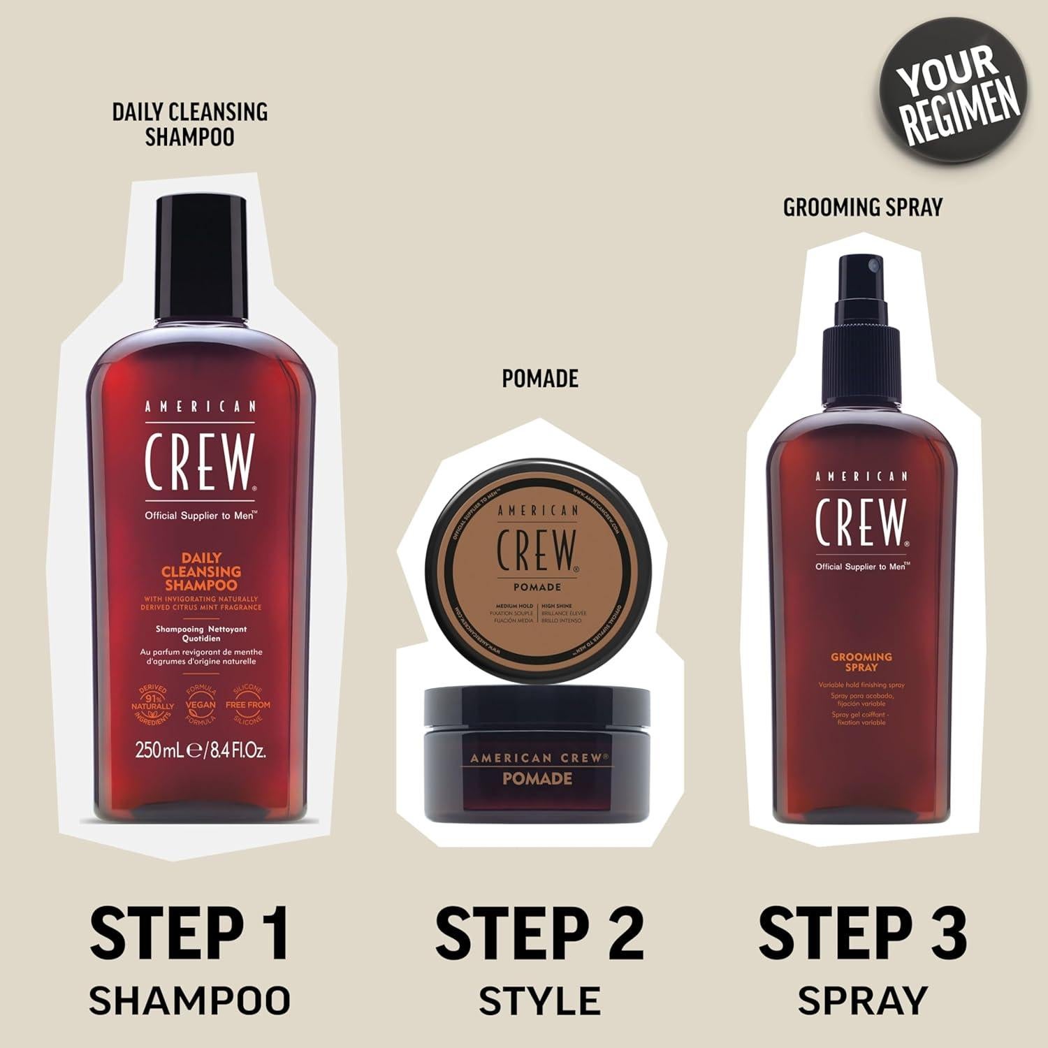 Gel para el Cabello American Crew 1 L Fijación Firme
