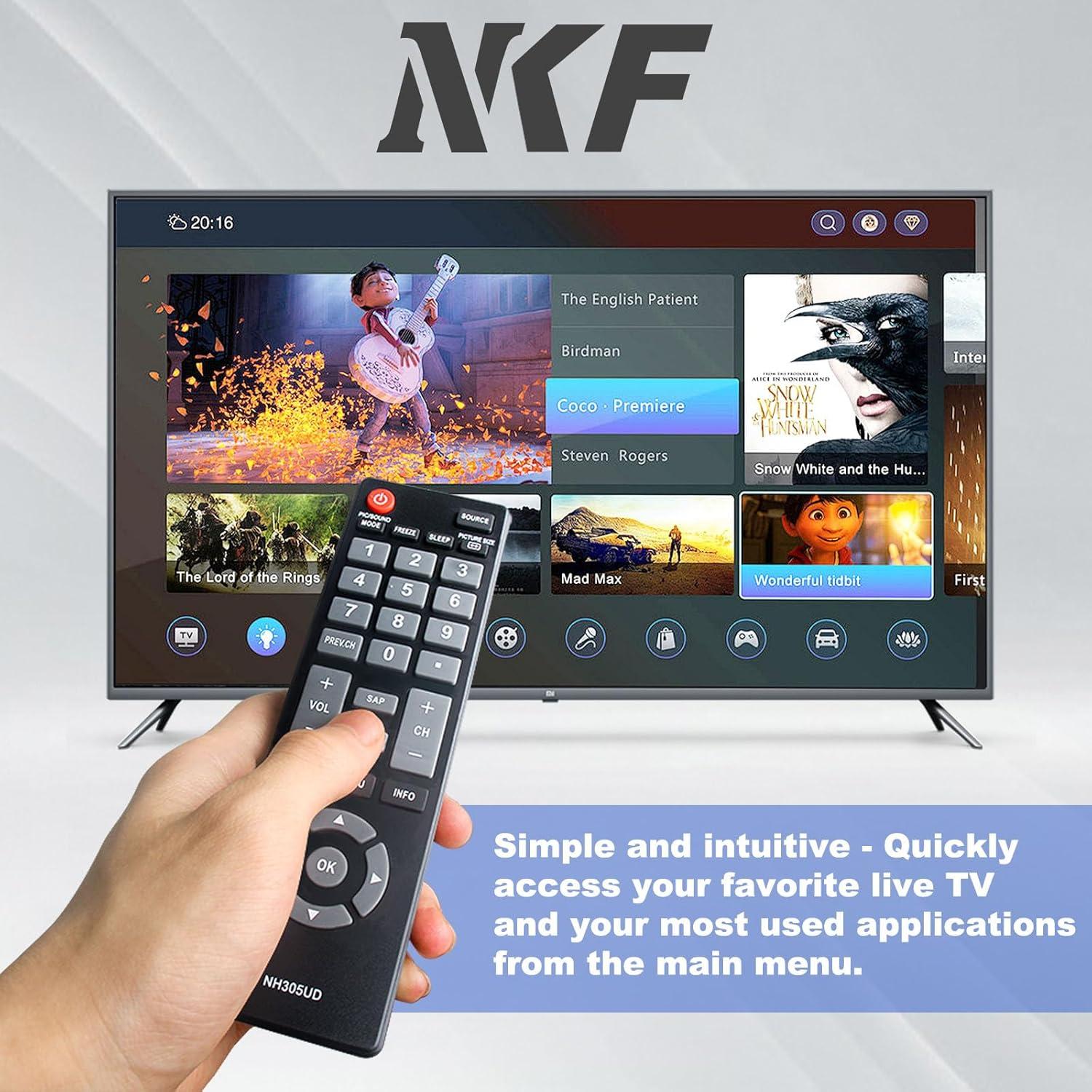 Control Remoto Universal NH305UD para TV Emerson - Sin Programación