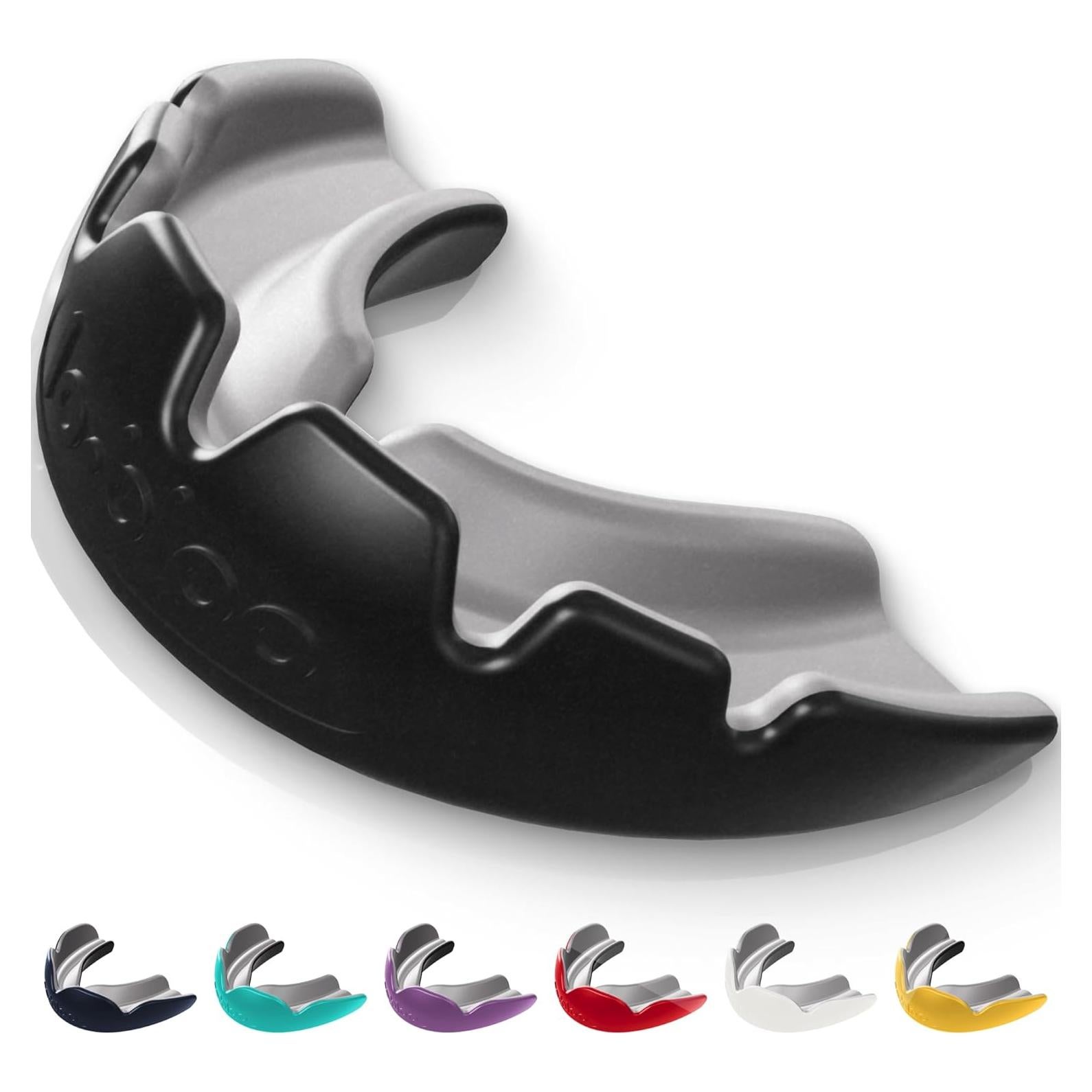 Protector Bucal Deportivo Lobloo Ultra Delgado 1mm Negro