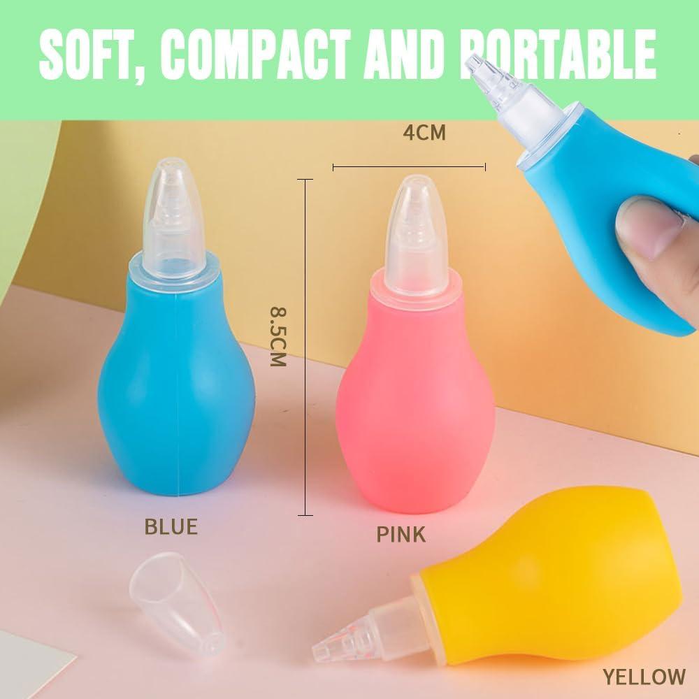 Aspirador Nasal Manual Bebé Aspirador Nasal Azul Pequeño BPA
