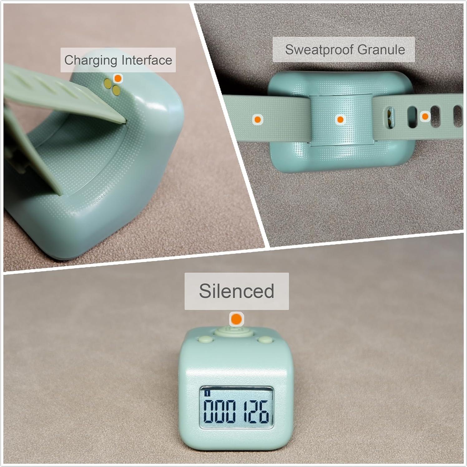 Contador de Dedos Recargable Arvakr IPX8 Silencioso 6 Canales