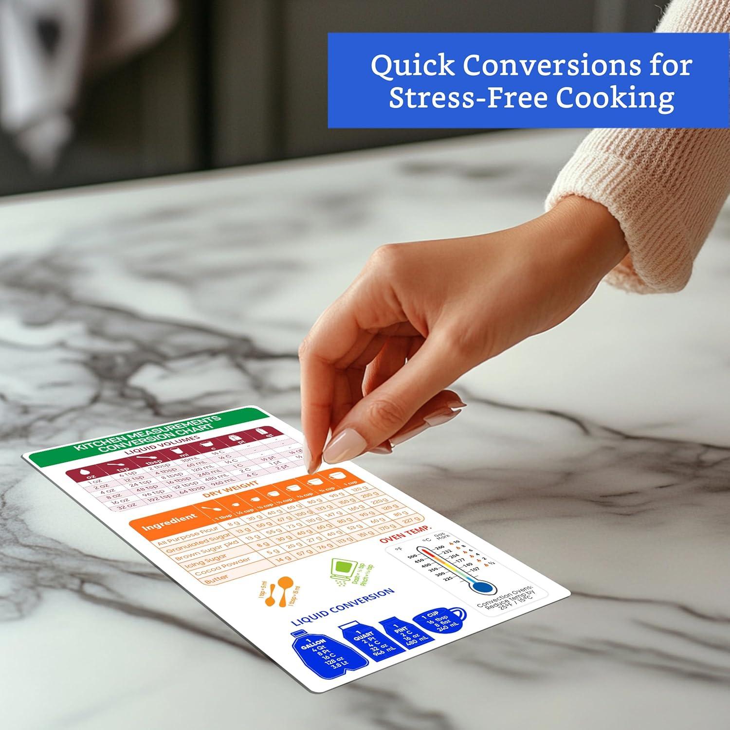 Imán de Tabla de Conversión de Cocina GLOBE ROCKET 19.3x12.7cm