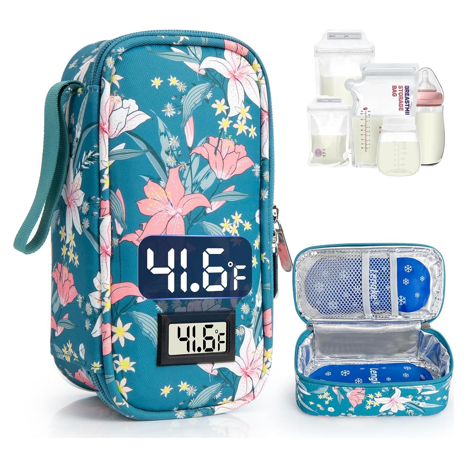 Bolsa de Viaje para Leche Materna WIBOND 20oz Pantalla Temperatura