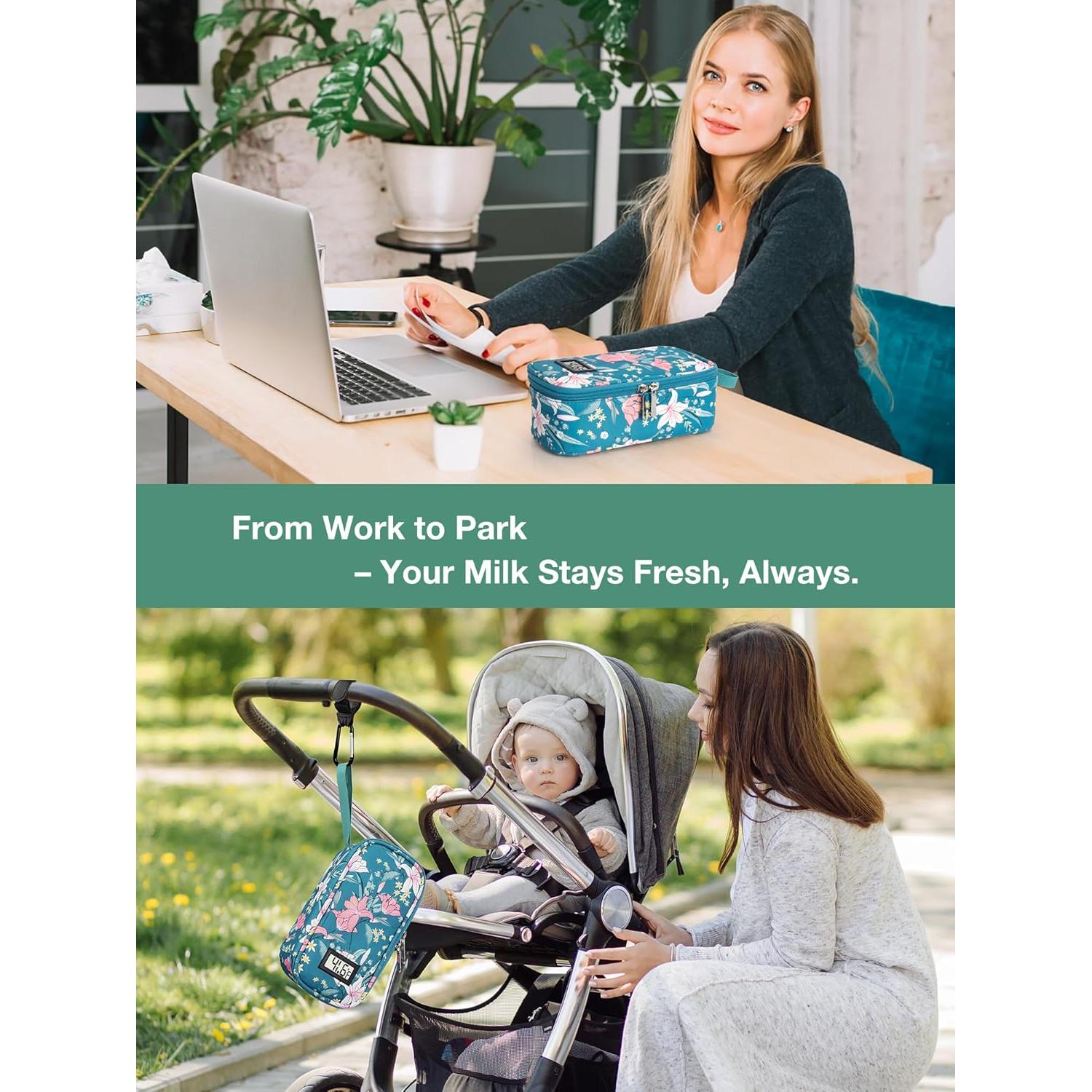 Bolsa de Viaje para Leche Materna WIBOND 20oz Pantalla Temperatura