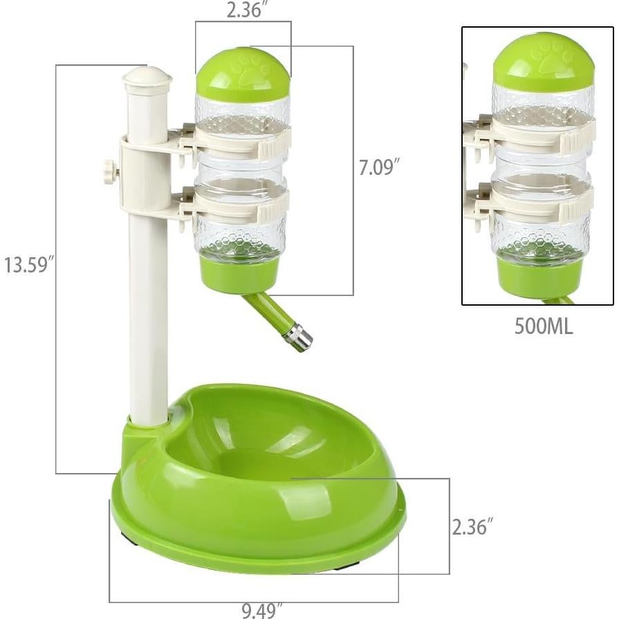 Dispensador de Agua y Comida Pawow para Perros y Gatos 550ml