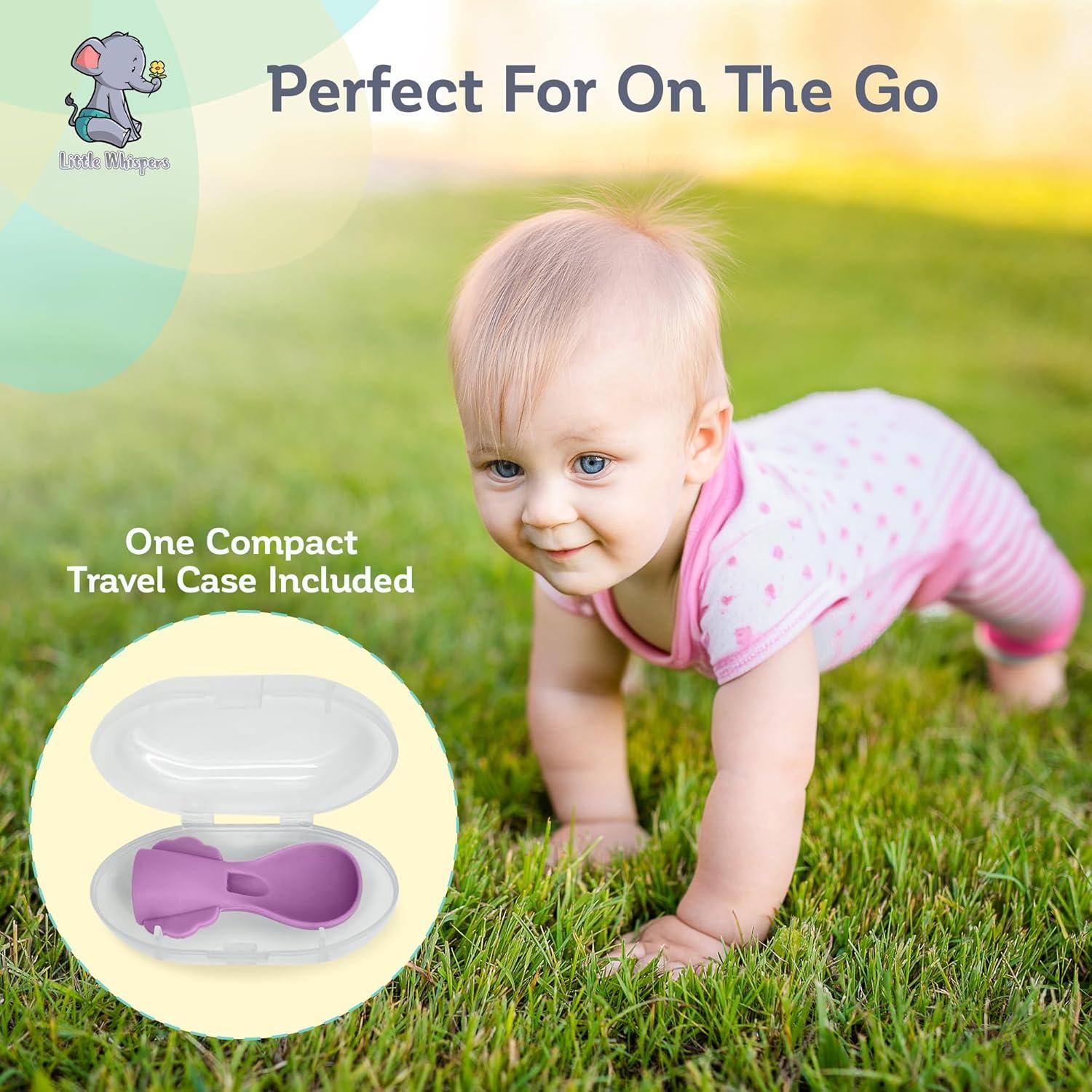 Cucharas para Pouch de Comida Bebé Little Whispers - 5 Piezas