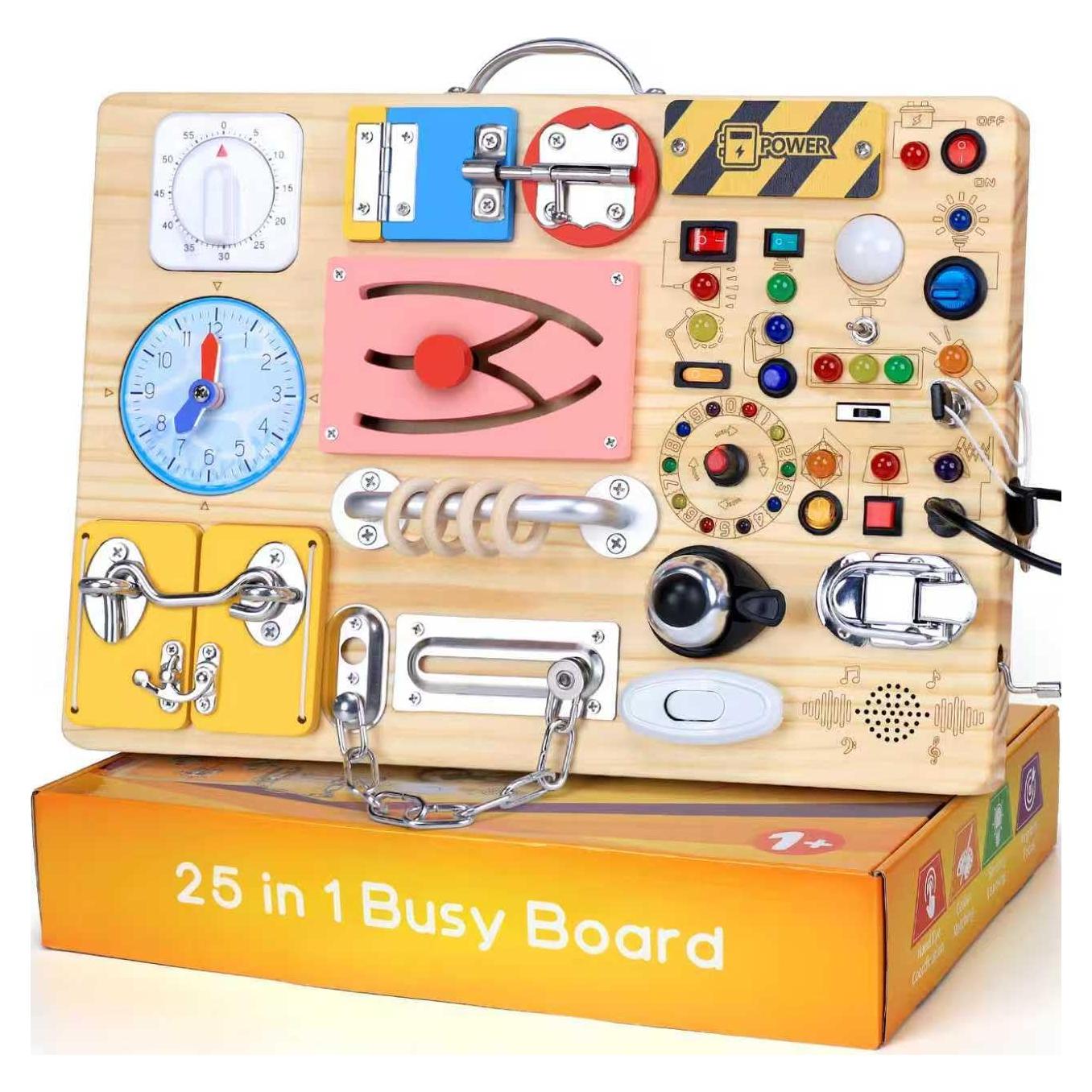 Tablero Ocupado Montessori Extra Grande 25 en 1 iHarPro