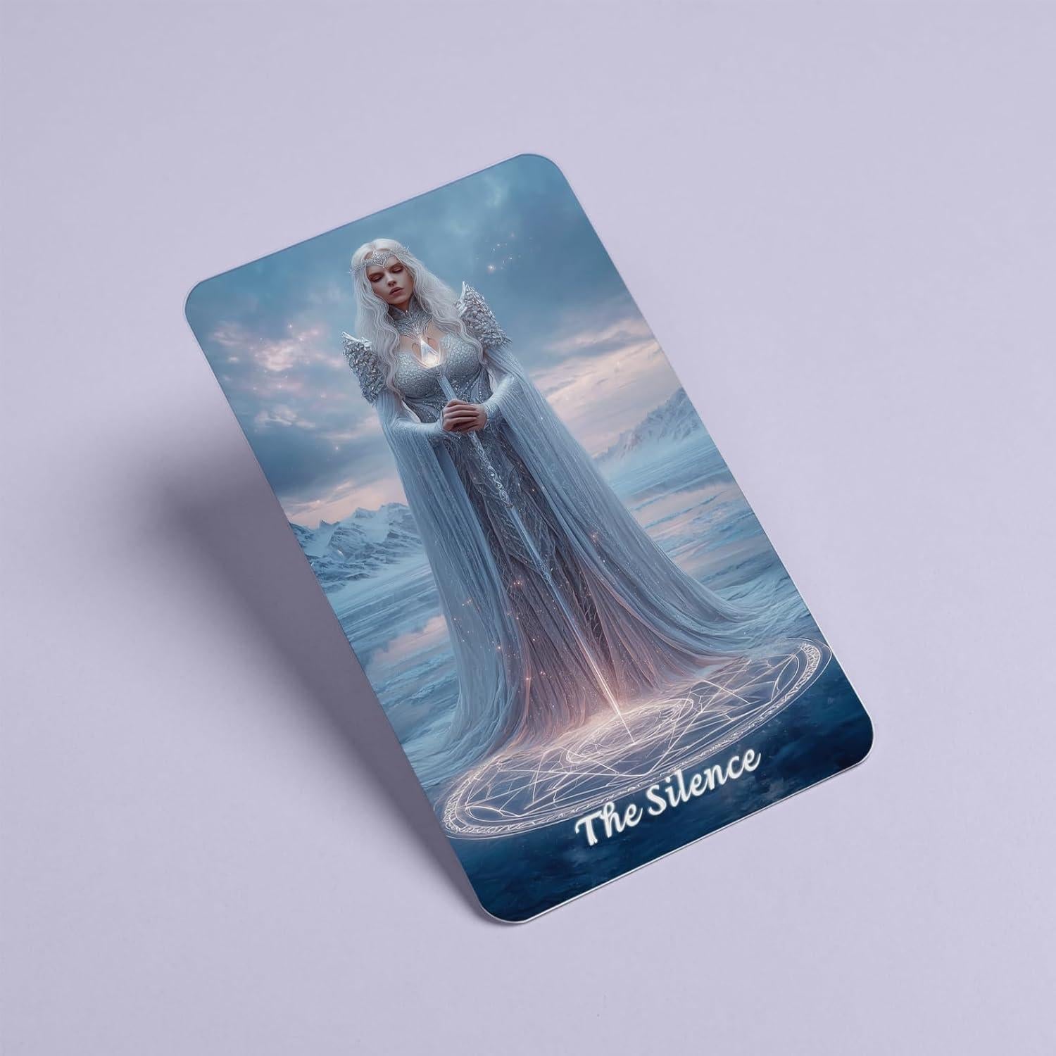 Baraja de Tarot Invierno Quieto sishui con Libro de Guía 80 Cartas