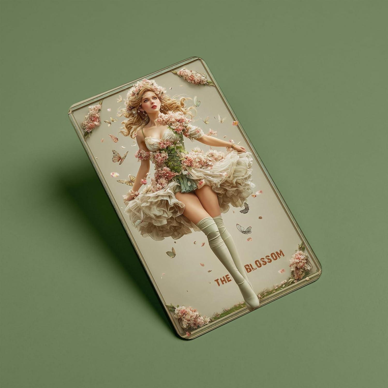 Baraja de Tarot Sishui Brote de Primavera con Guía 80 Cartas