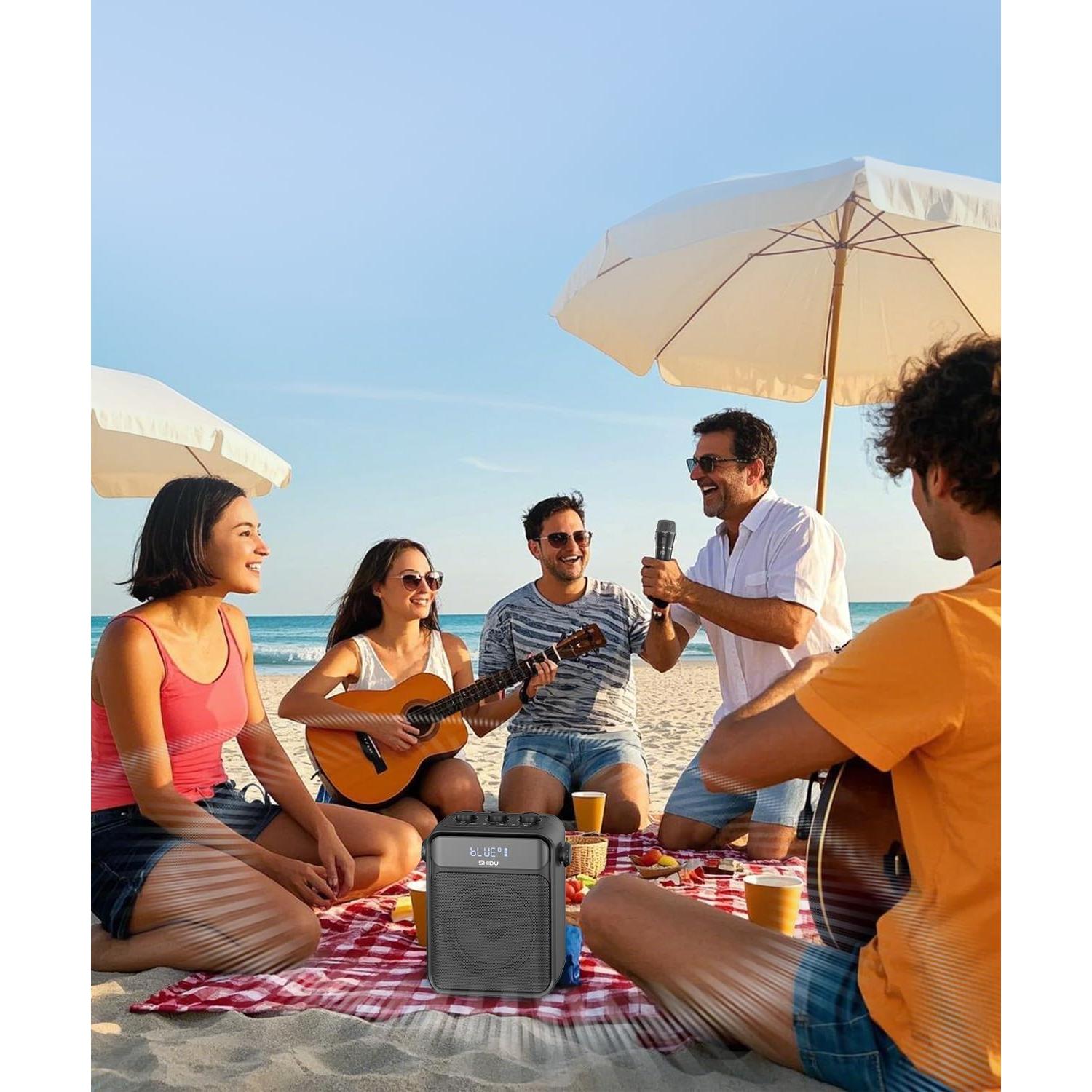 Amplificador de Voz Inalámbrico SHIDU S95 40W con Micrófono