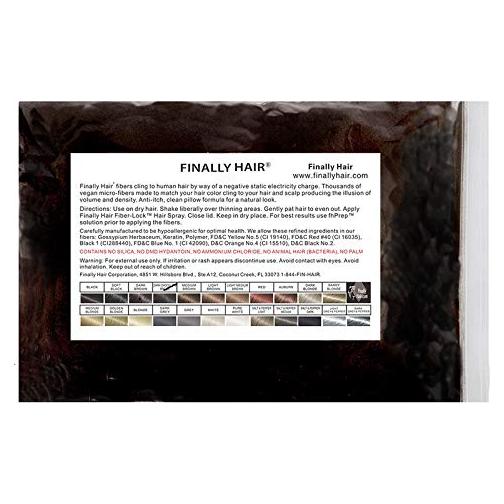 Relleno de Fibra para Cabello Finalmente Hair 100g Marrón