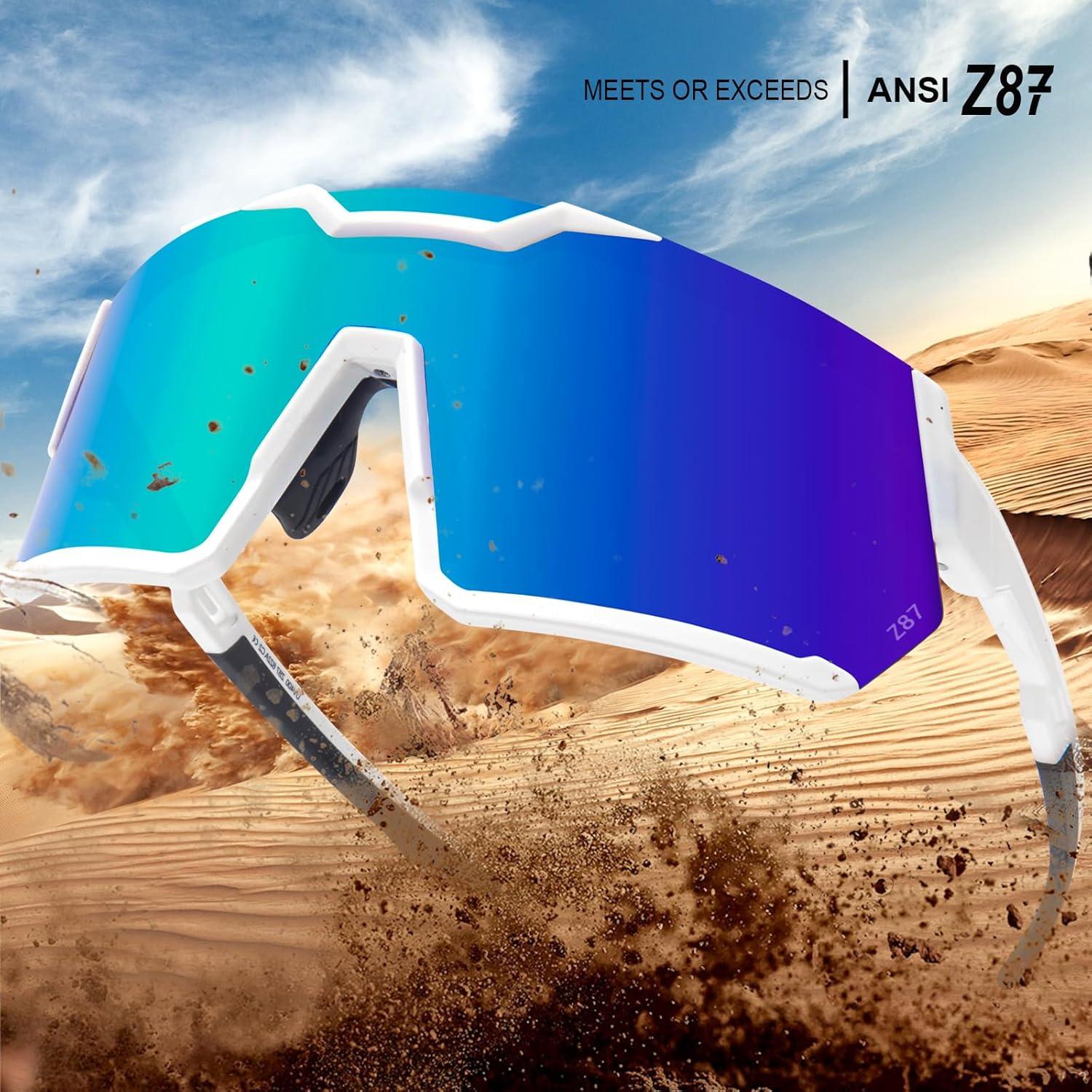 Gafas de sol de seguridad Awdchny Z87 UV400 TR90 para deportes