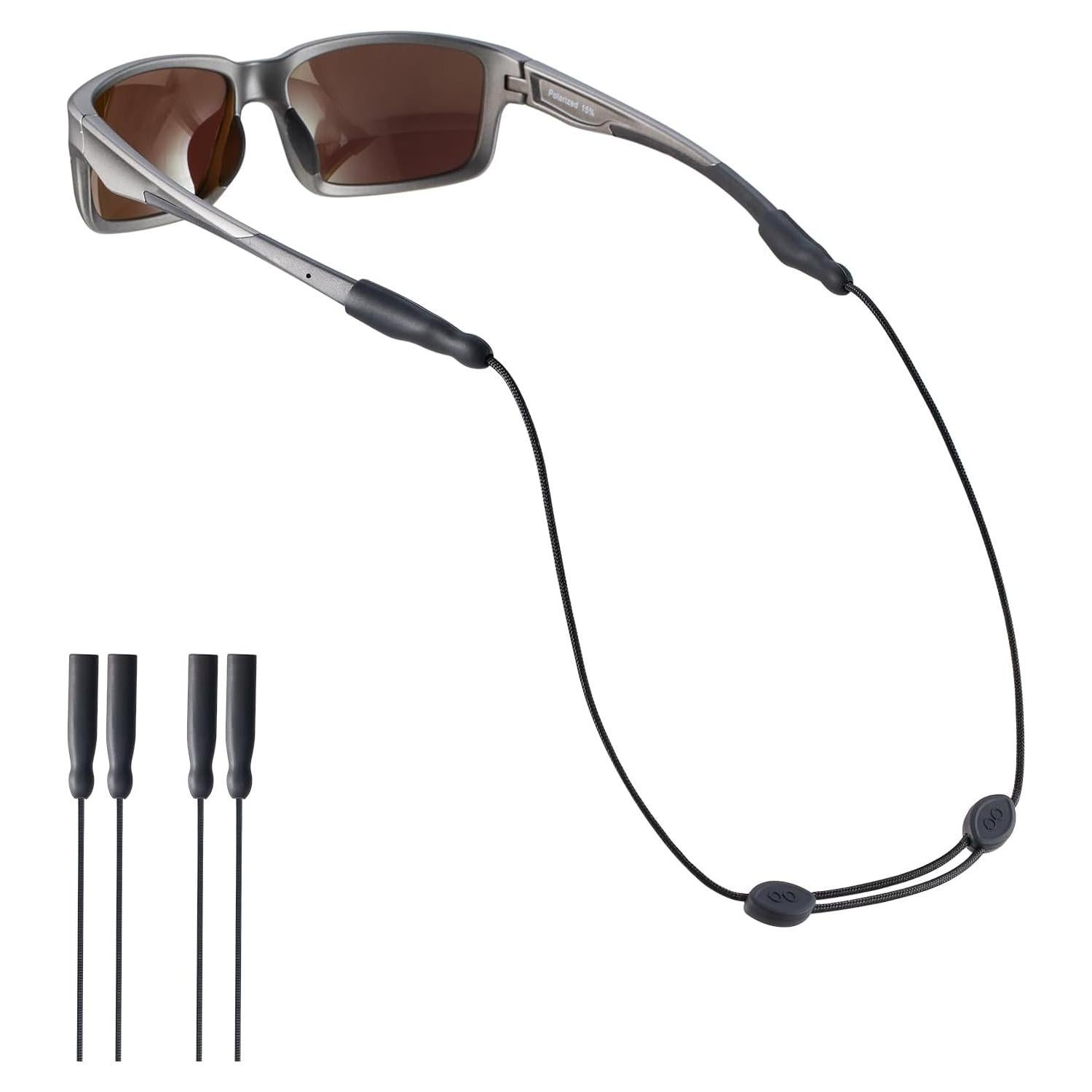 Correa Ajustable para Gafas Omnful - 50.8cm Negro (2pcs)