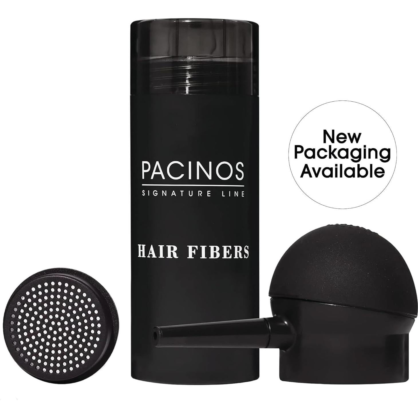 Kit de Fibra para Cabello Pacinos - Marrón Oscuro - Cobertura Total