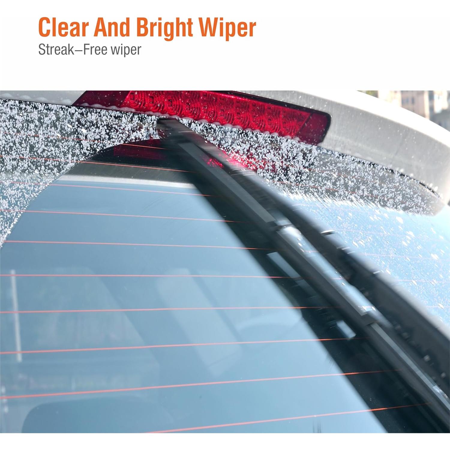 Hoja de Limpiaparabrisas Trasera WOWIPER 25.4 cm para Toyota RAV4 2013-2018