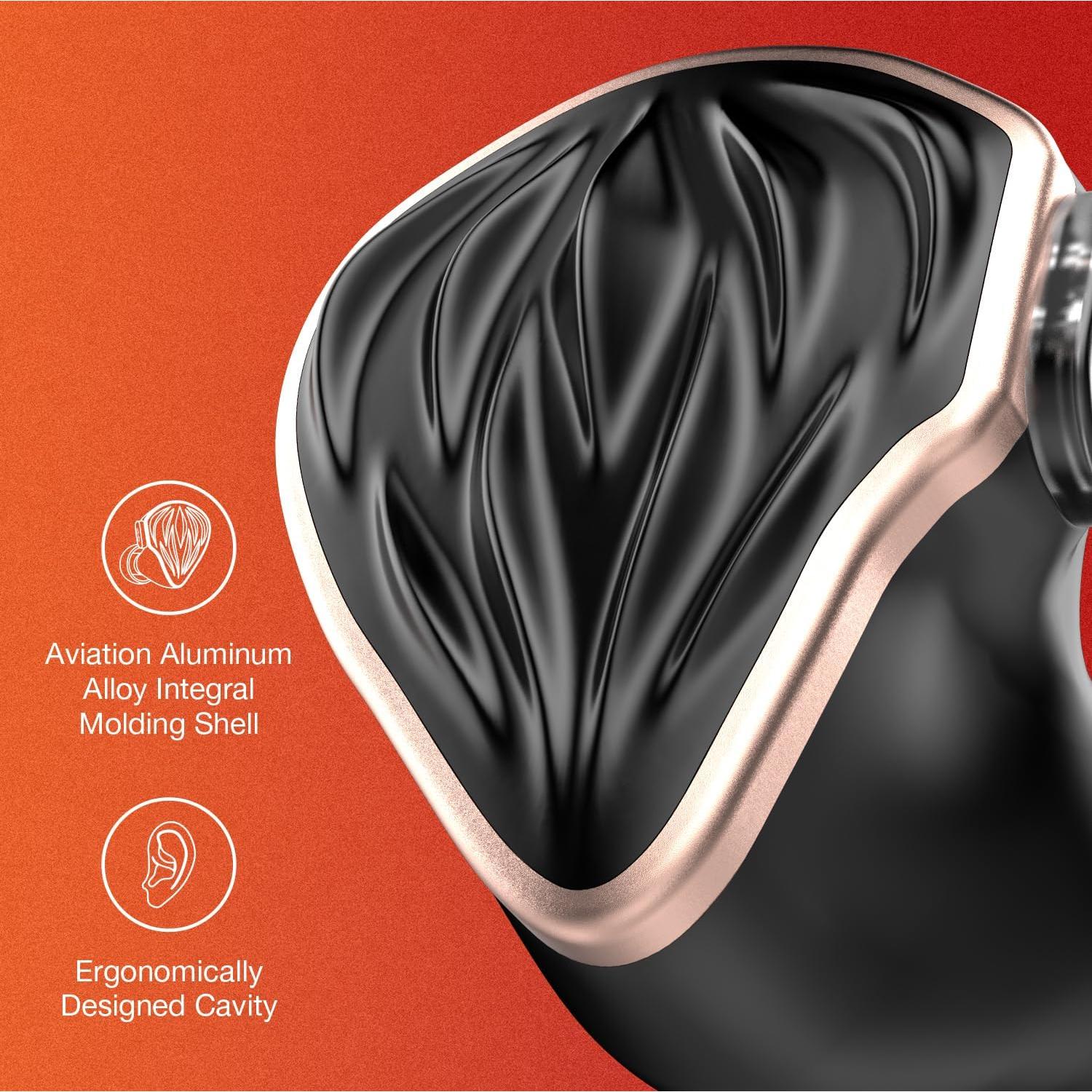 Auriculares In-Ear Hidizs MS3 2BA+1DD HiFi 3.5mm Negro