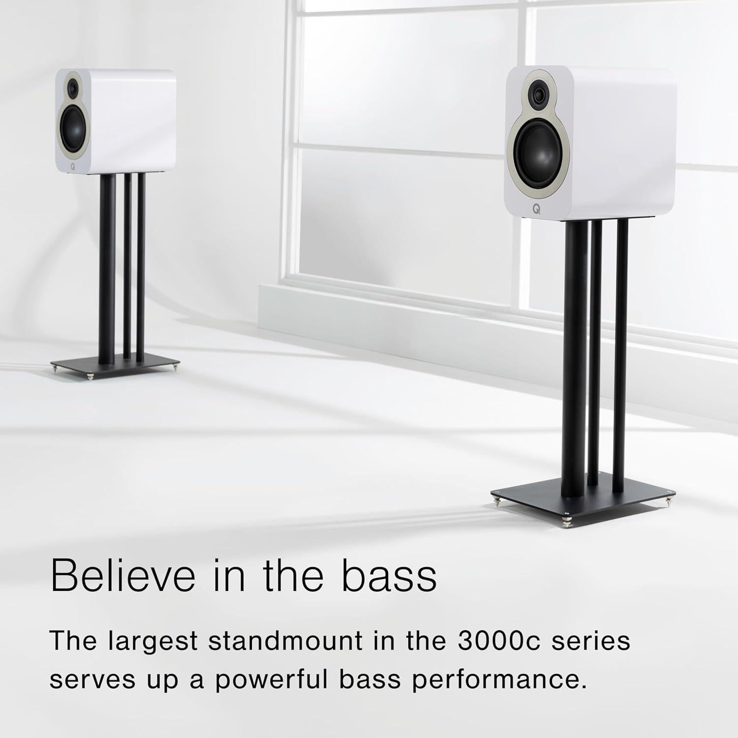 Altavoces Estantería Q Acoustics 3030c Blanco Satinado 5.5"