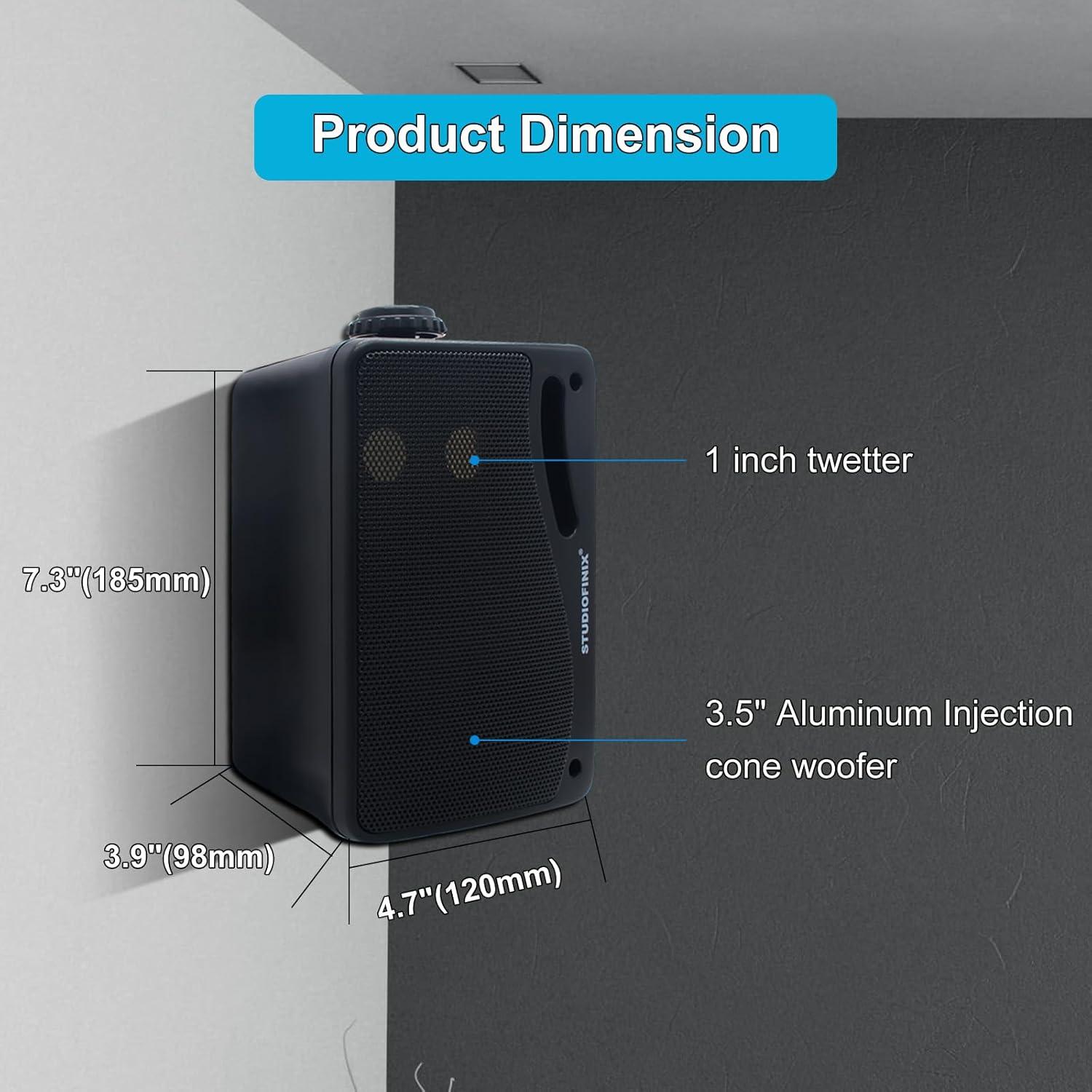Altavoces Pasivos STUDIOFINIX 3.5" Impermeables 200W