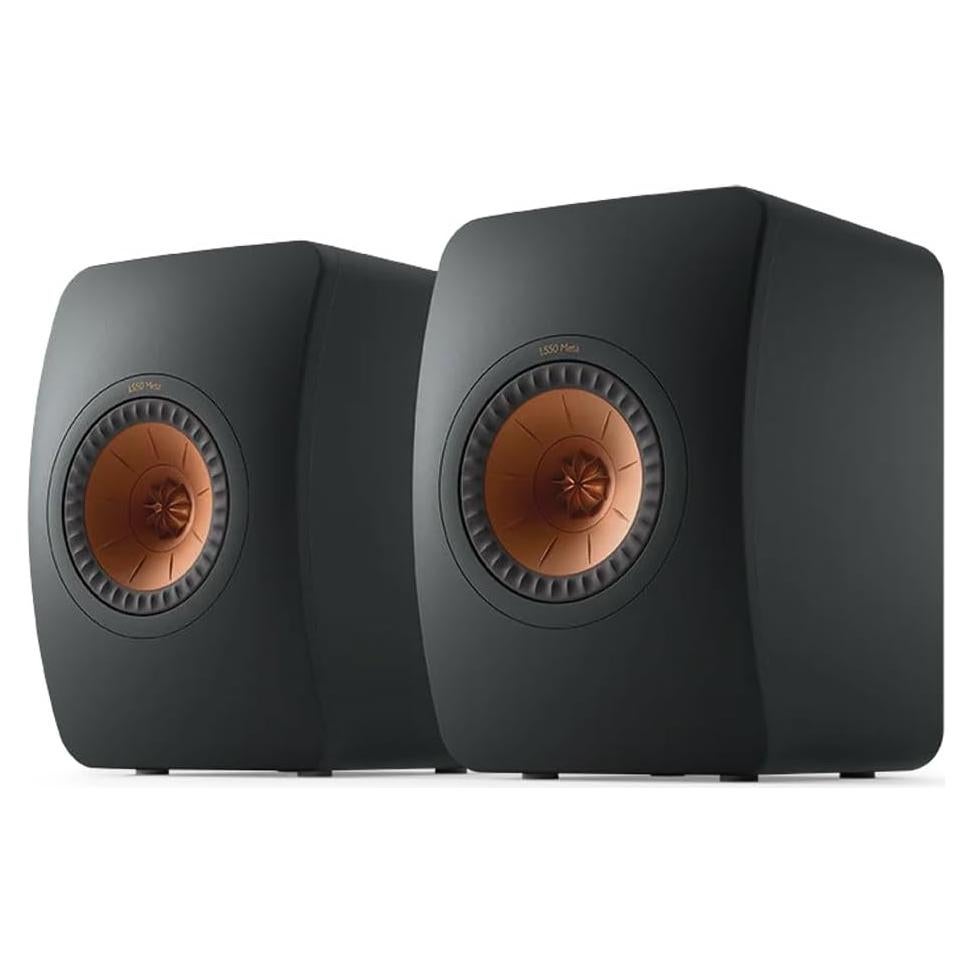 Altavoces Pasivos KEF LS50 Meta - 30.2 cm - Negro Carbón