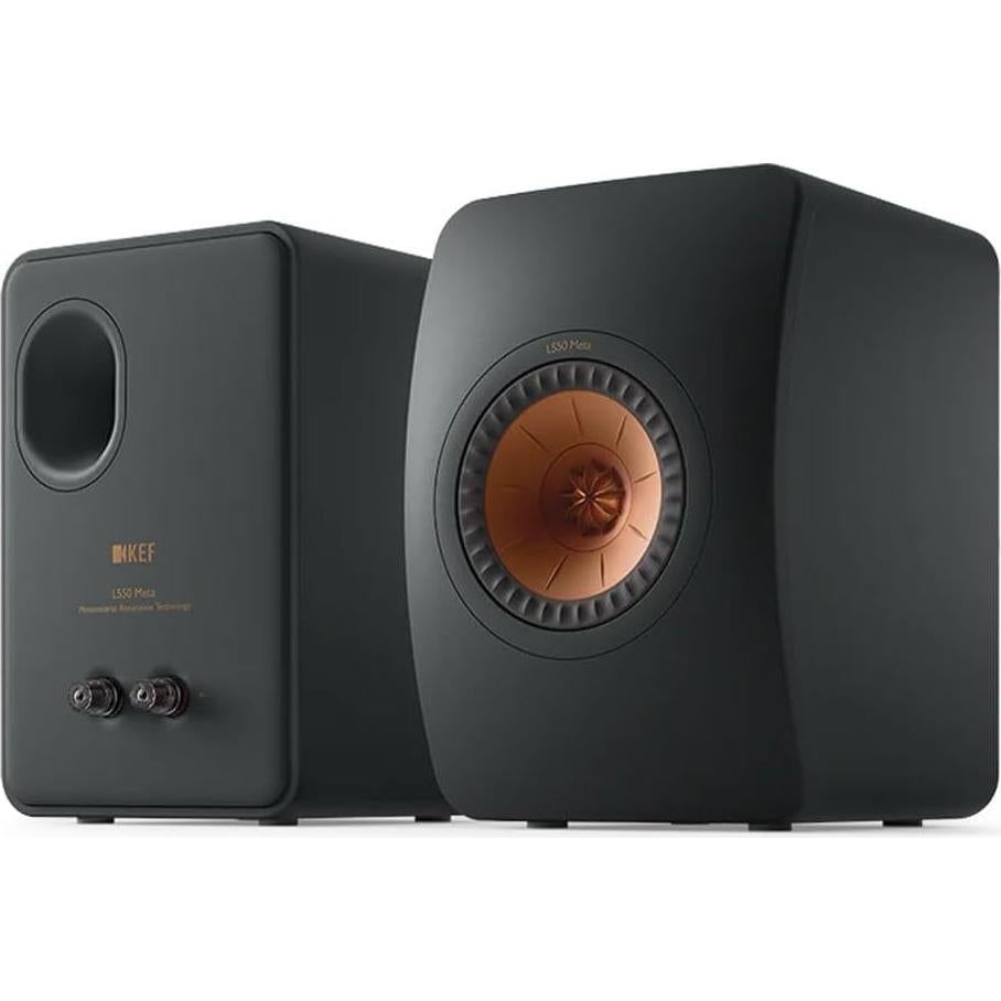 Altavoces Pasivos KEF LS50 Meta - 30.2 cm - Negro Carbón