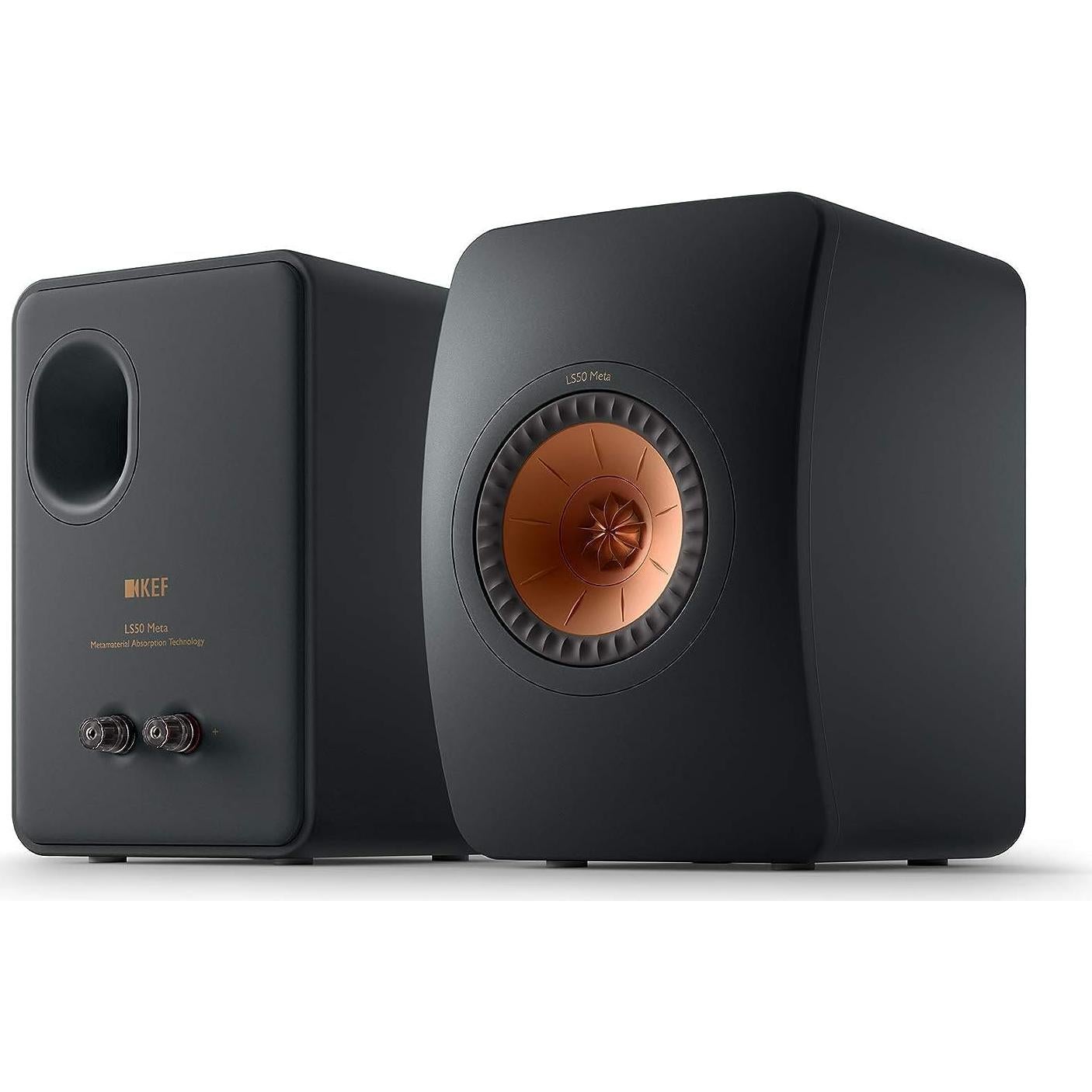 Altavoces Pasivos KEF LS50 Meta - 30.2 cm - Negro Carbón