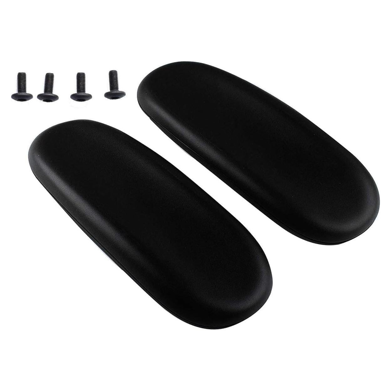Reposabrazos de Silla de Oficina Ketofa - 2 Piezas Negro 10.16 cm