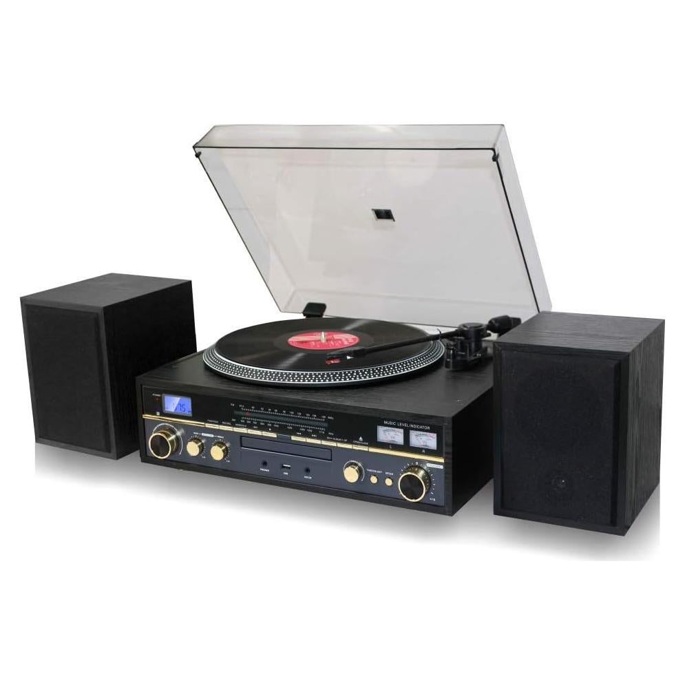 Tocadiscos TechPlay Commander B con Reproductor de CD y Bluetooth