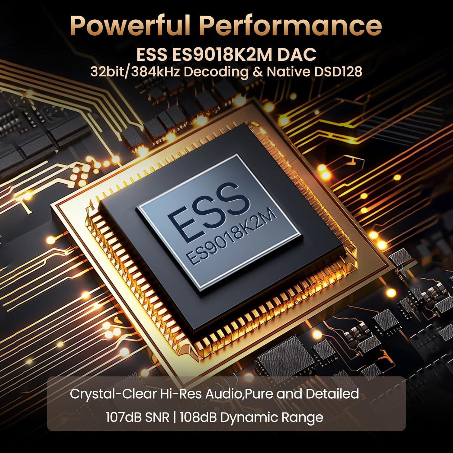 Reproductor MP3 HIFI WALKER H2 128GB Bluetooth 5.2 Hi-Res