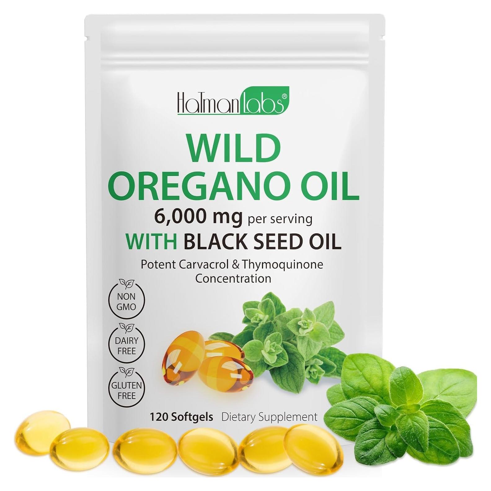 Aceite de Orégano Softgels 6000mg Beyxdu 120 Cápsulas