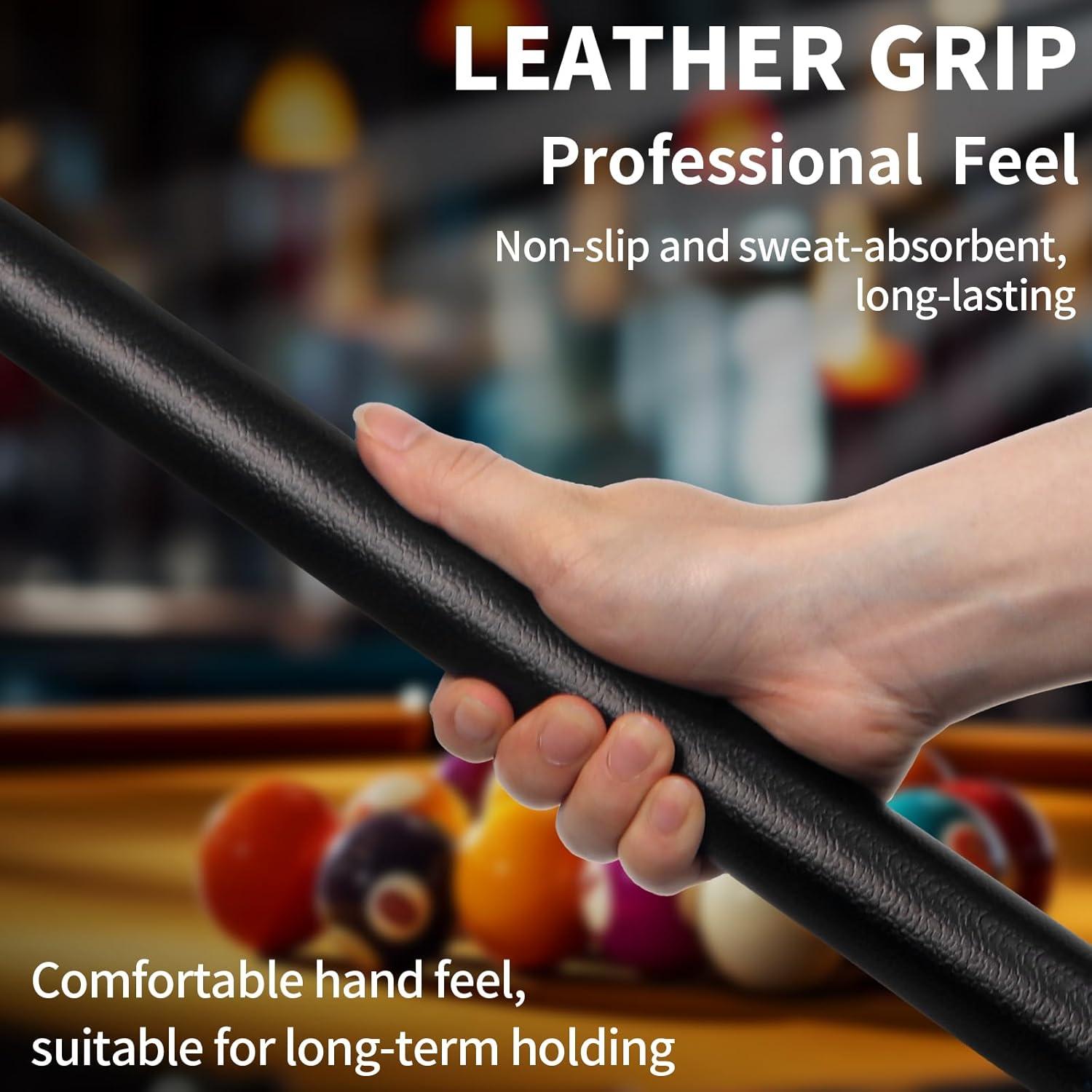 Conjunto de tacos de billar LOTKEY 58" Arce Canadiense 18 oz