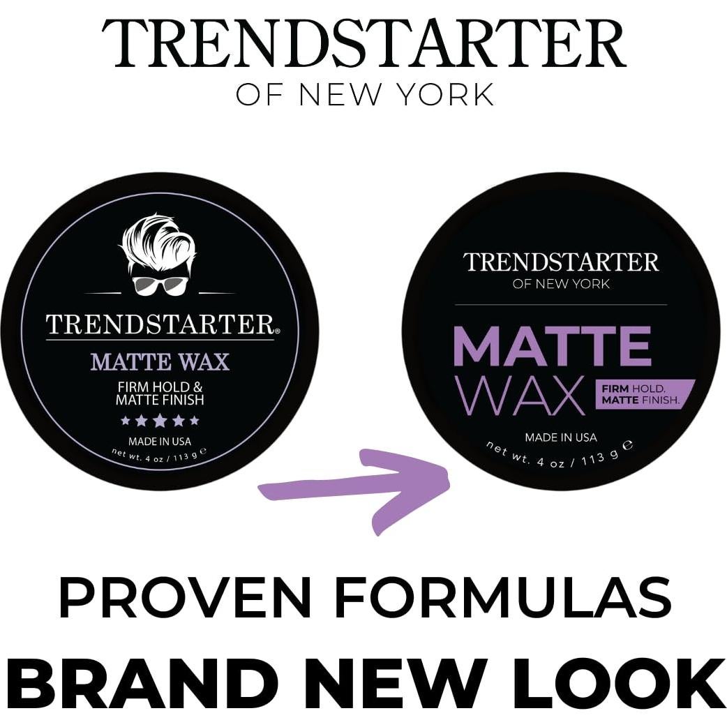 Cera Mate Trendstarter 120g - Fijación Firme - Estilo Cabello