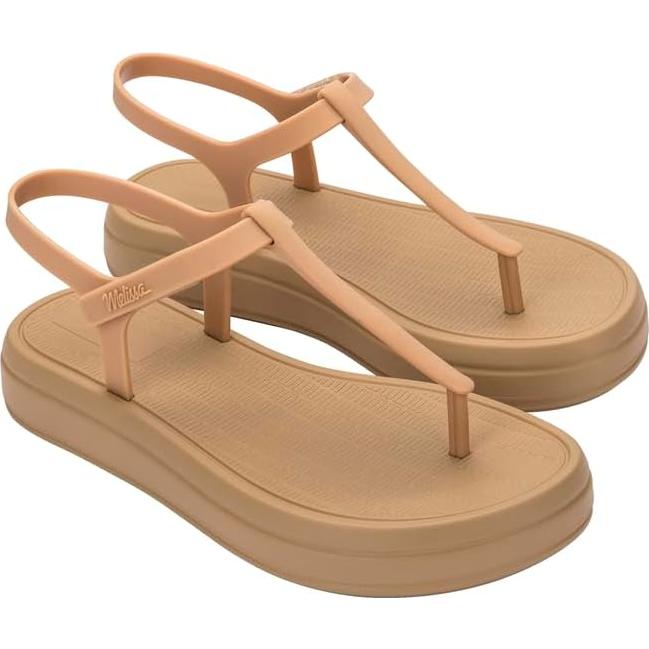 Sandalias de Plataforma Melissa Sun Leme Beige T. 5