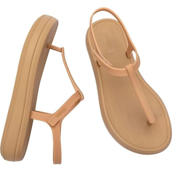 Sandalias de Plataforma Melissa Sun Leme Beige T. 5