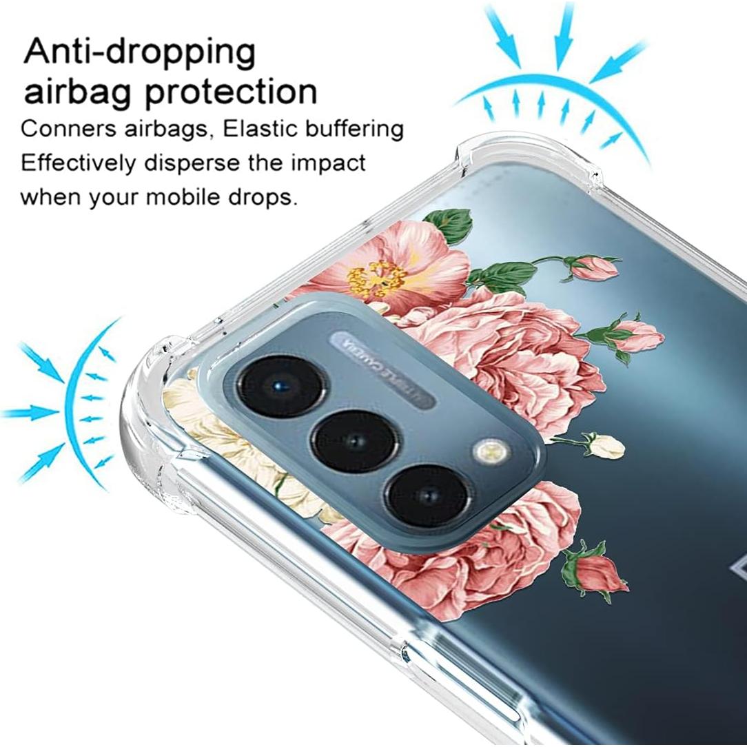 Funda Osophter para Oneplus Nord N200 5G - Gran Flor Rosa