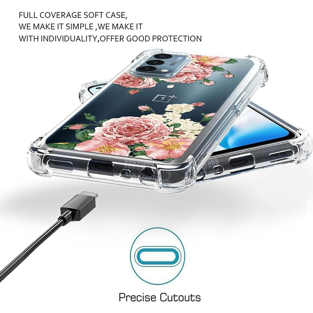 Funda Osophter para Oneplus Nord N200 5G - Gran Flor Rosa