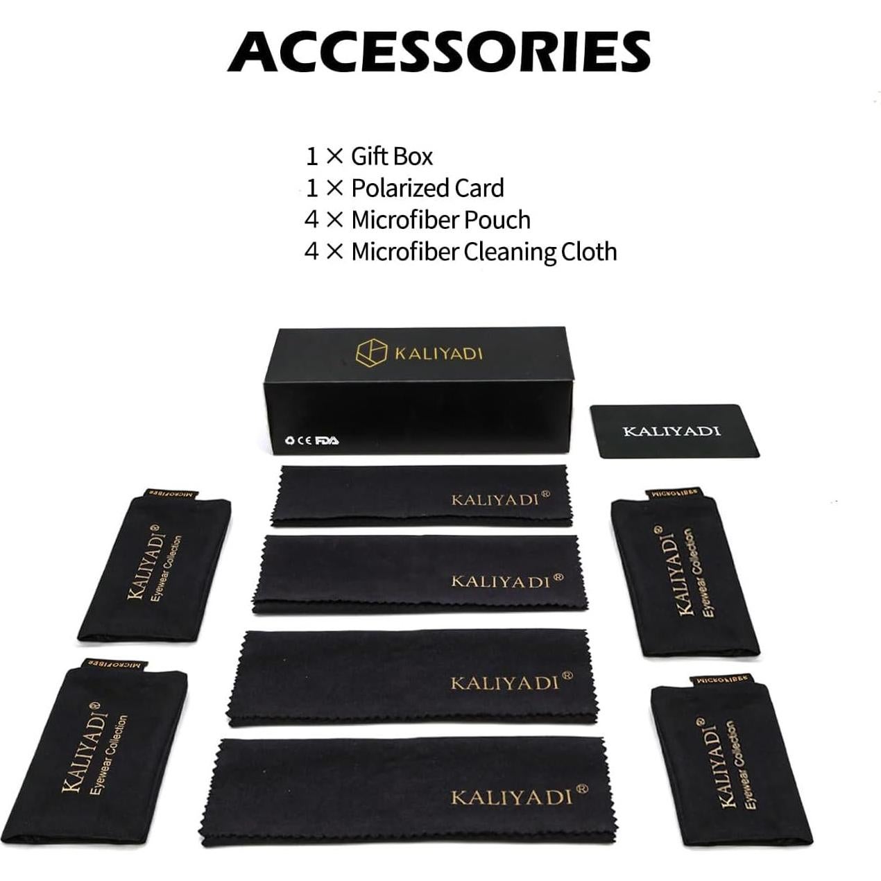 Gafas de sol KALIYADI polarizadas unisex con protección UV