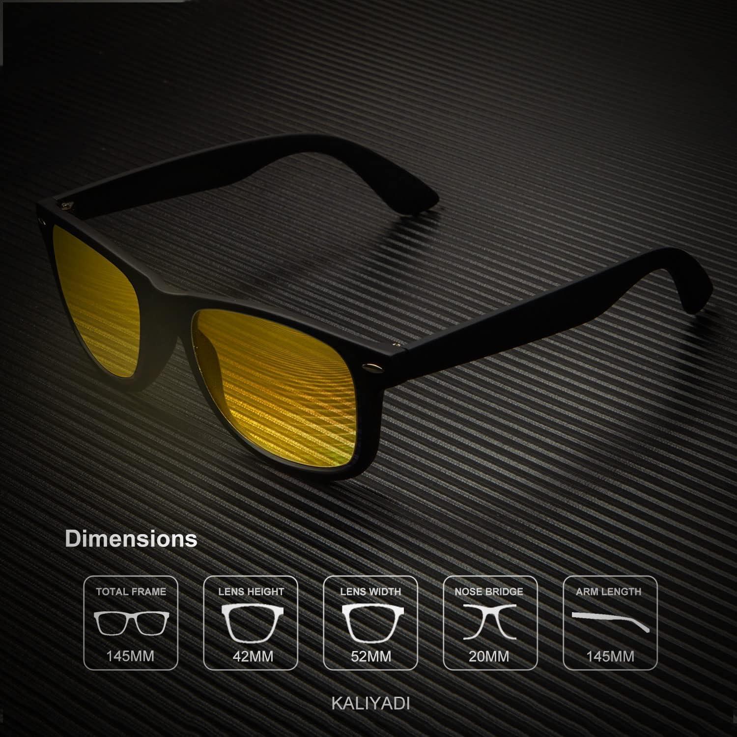 Gafas de sol KALIYADI polarizadas unisex con visión nocturna