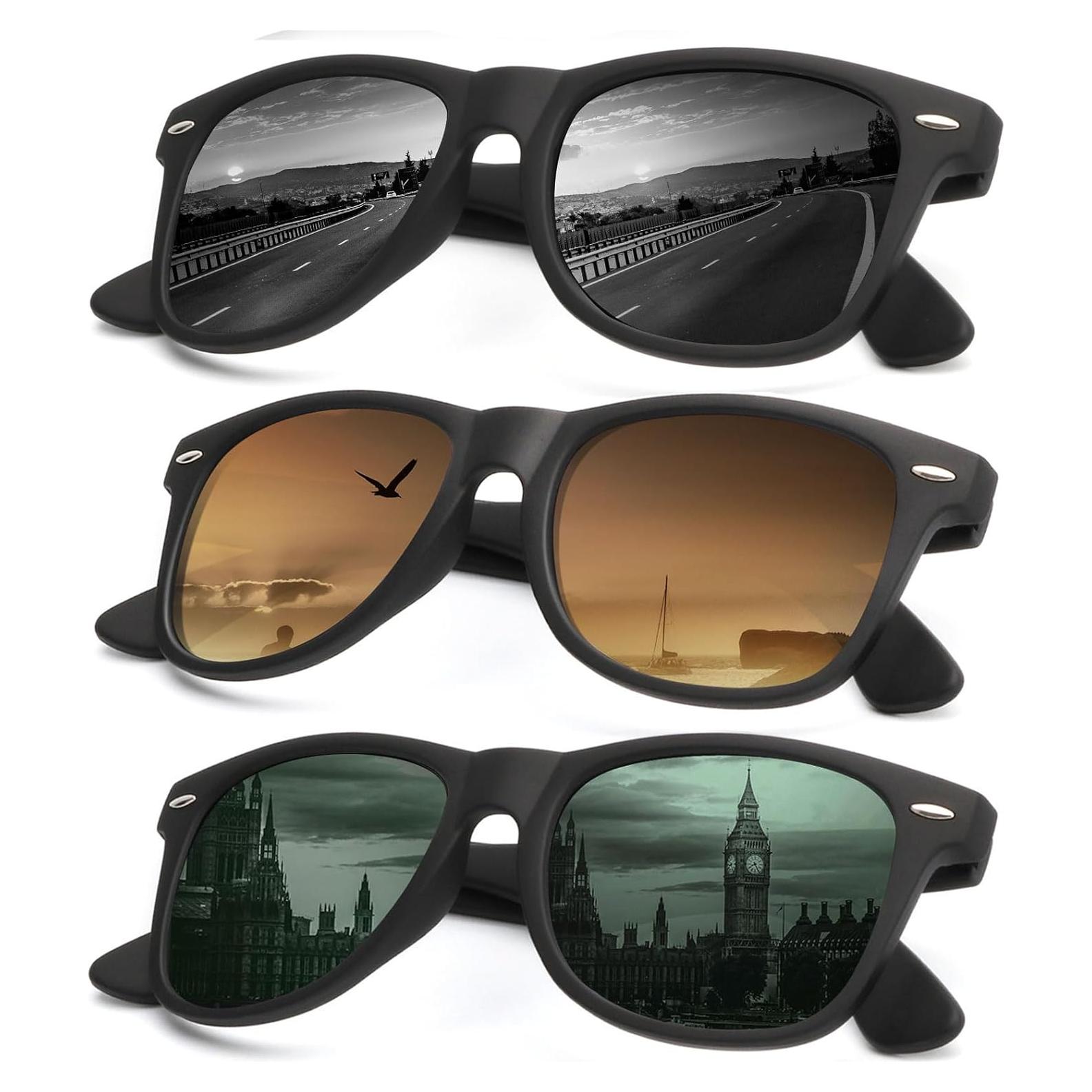 Gafas de sol KALIYADI unisex polarizadas 100% UV 3 colores