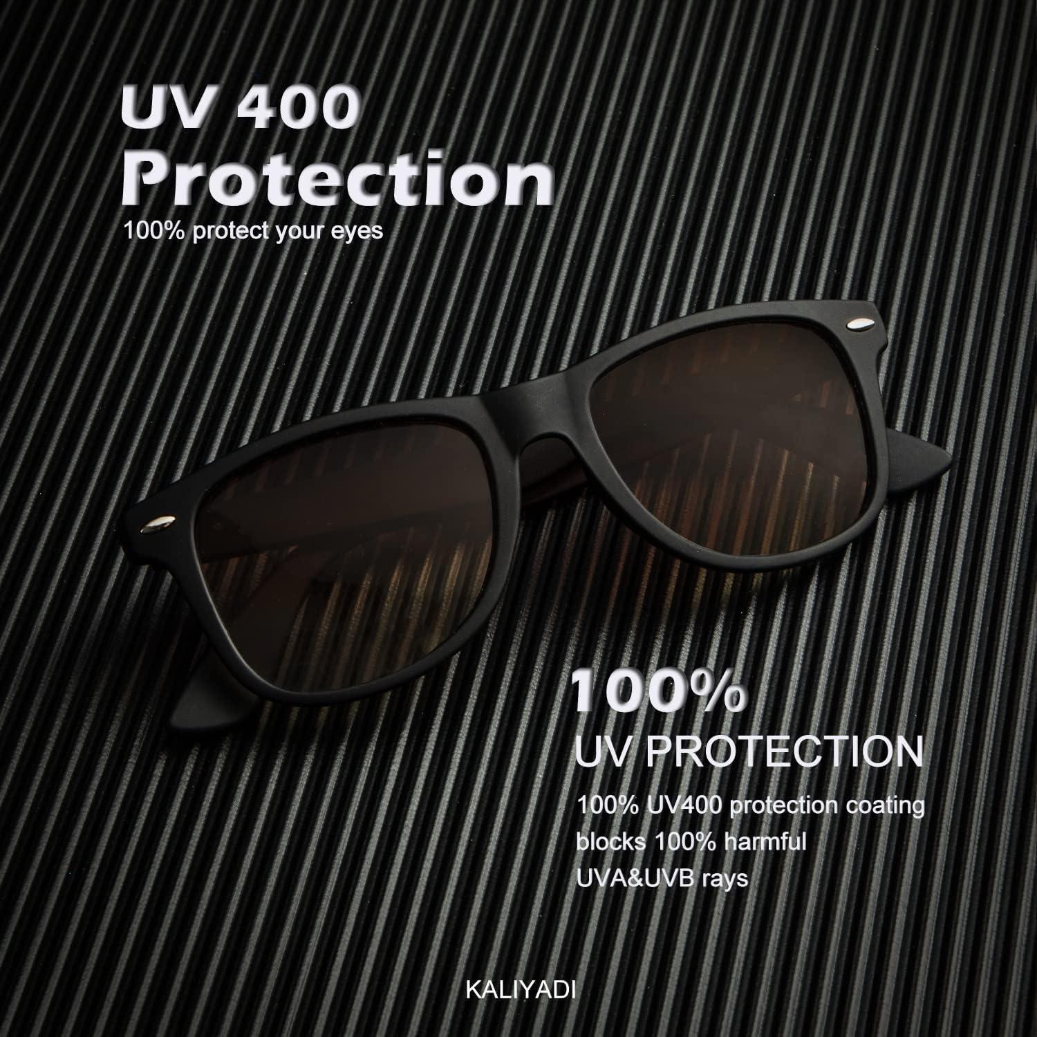 Gafas de sol KALIYADI unisex polarizadas 100% UV 3 colores