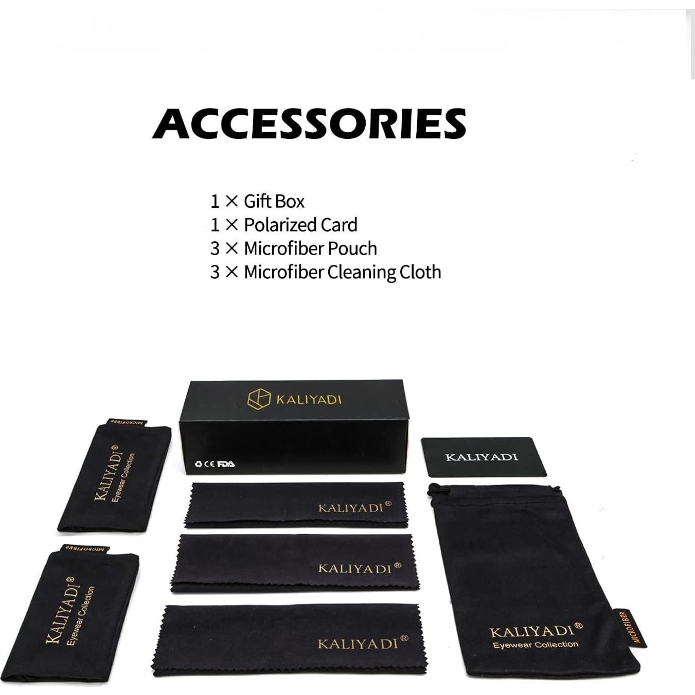 Gafas de sol KALIYADI polarizadas unisex protección UV