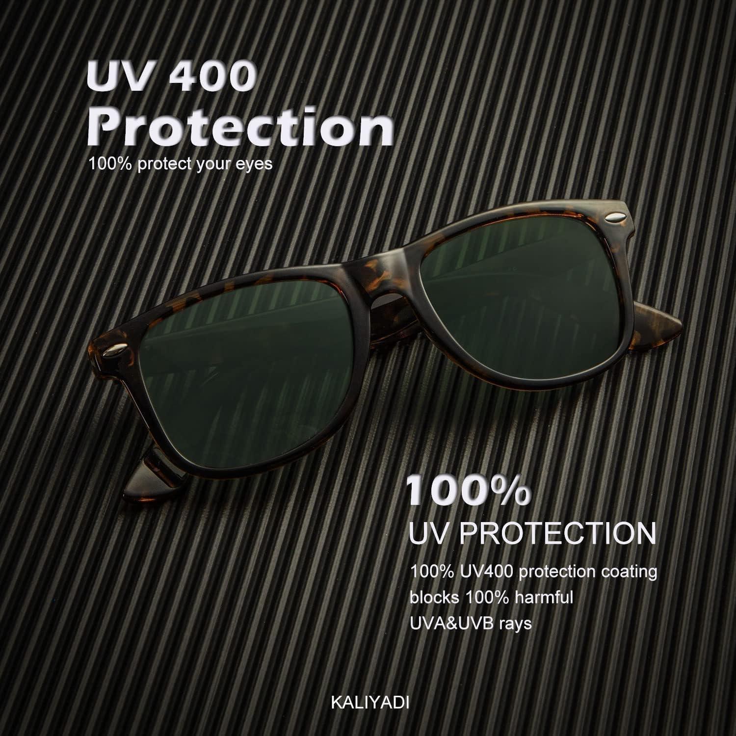 Gafas de Sol KALIYADI Polarizadas Unisex 100% UV - 3 Paquetes