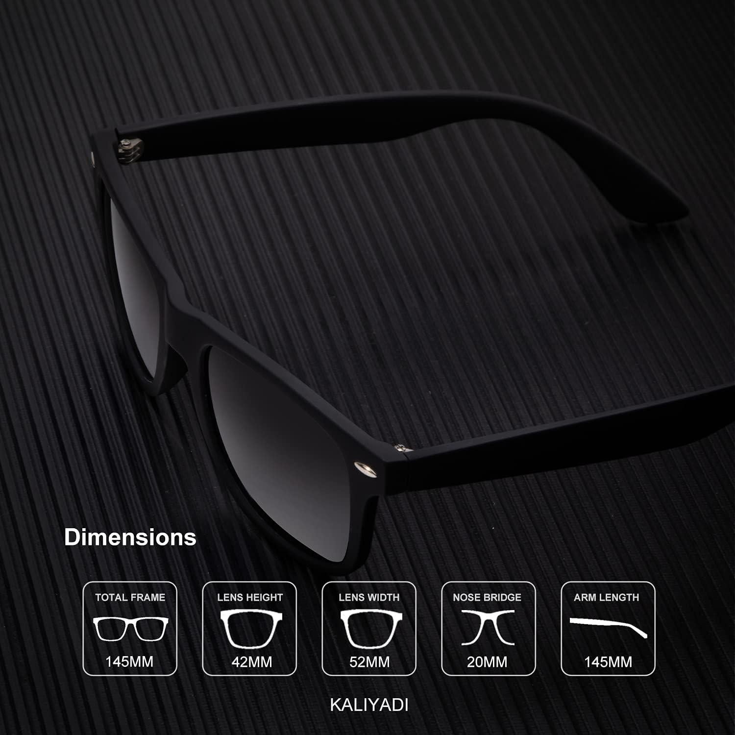 Gafas de sol KALIYADI polarizadas unisex protección UV