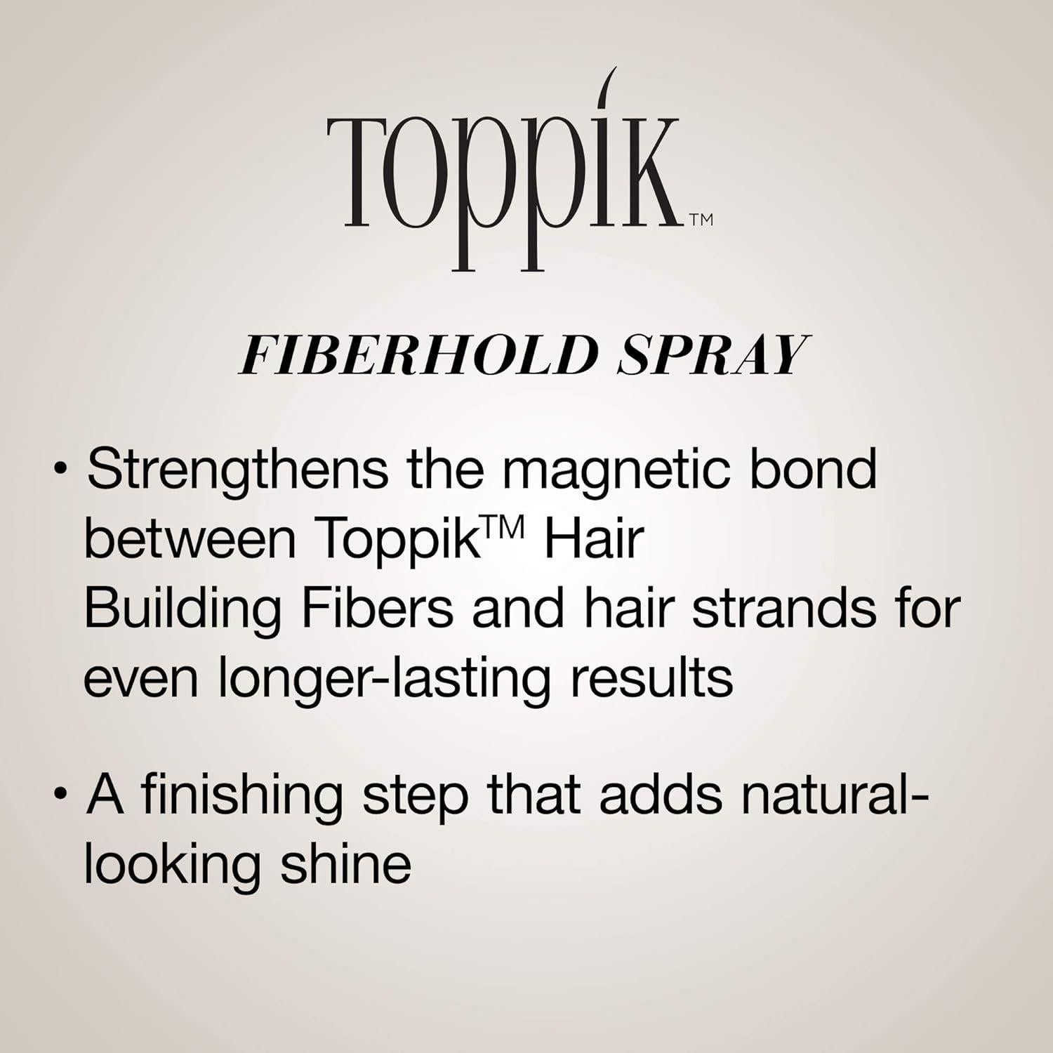 Spray FiberHold Toppik Sin Fragancia 118g - Fijación Fuerte