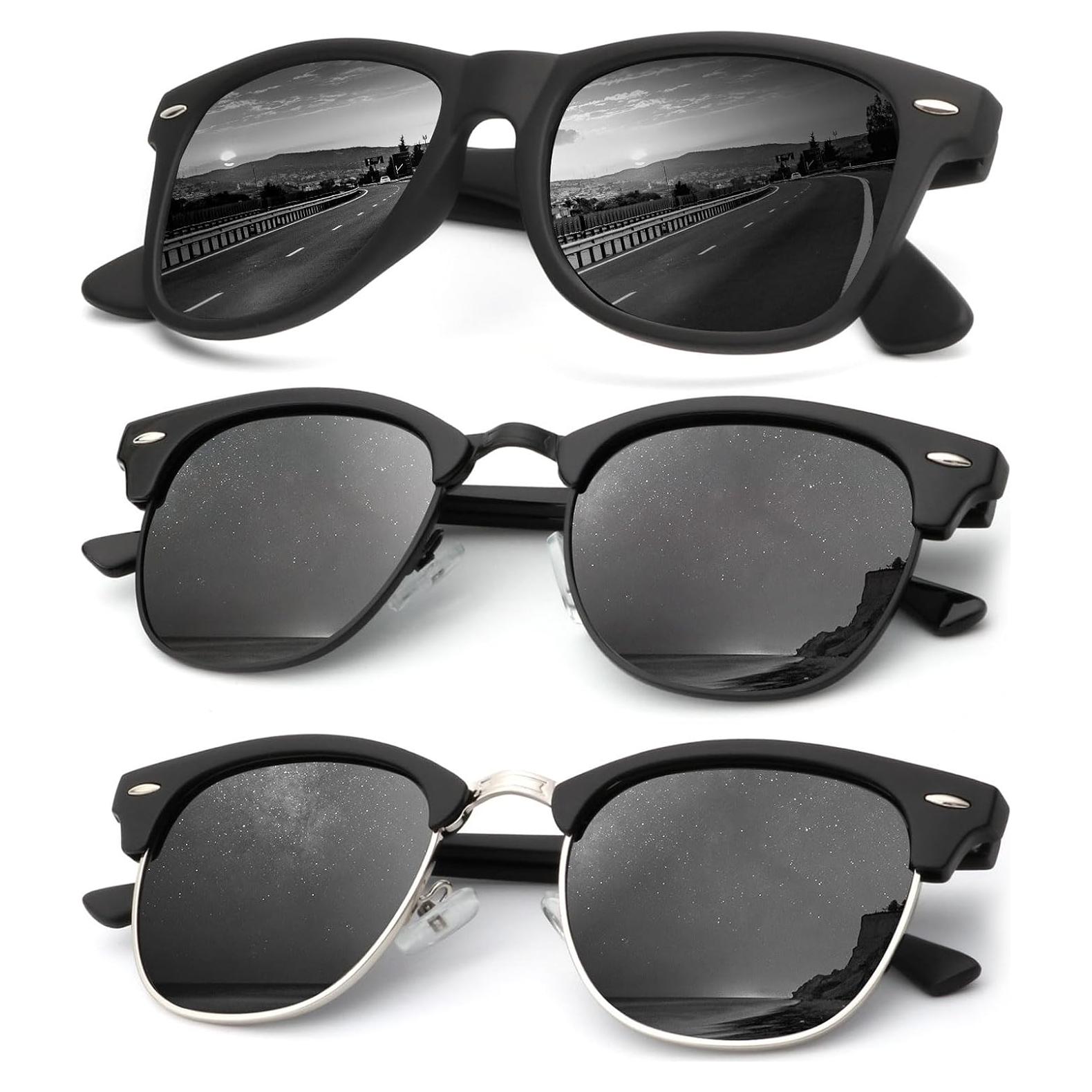 Gafas de sol KALIYADI polarizadas unisex 3 pack UV