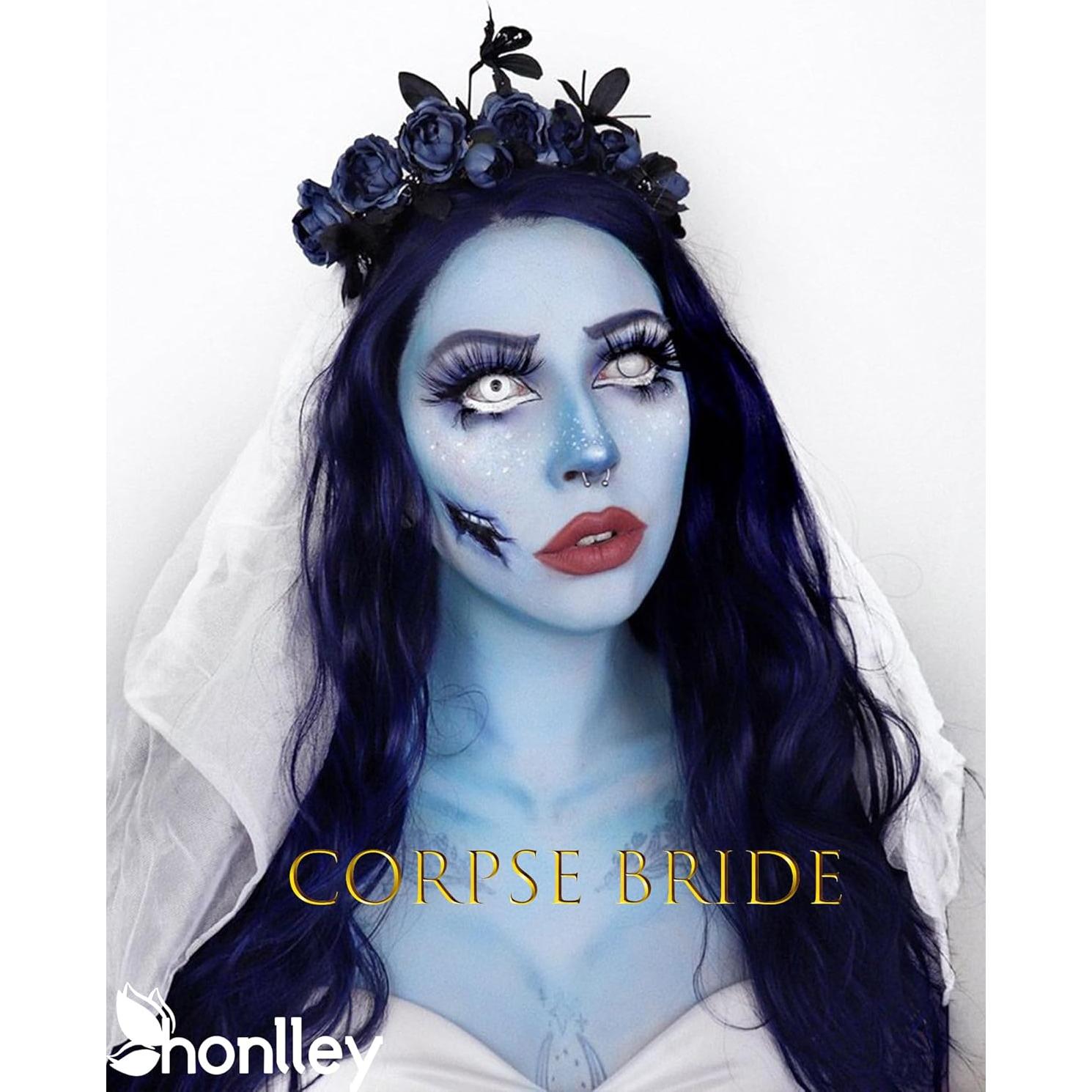 Pintura Facial Azul Claro Honlley 12.19x2.21cm Hipoalergénica