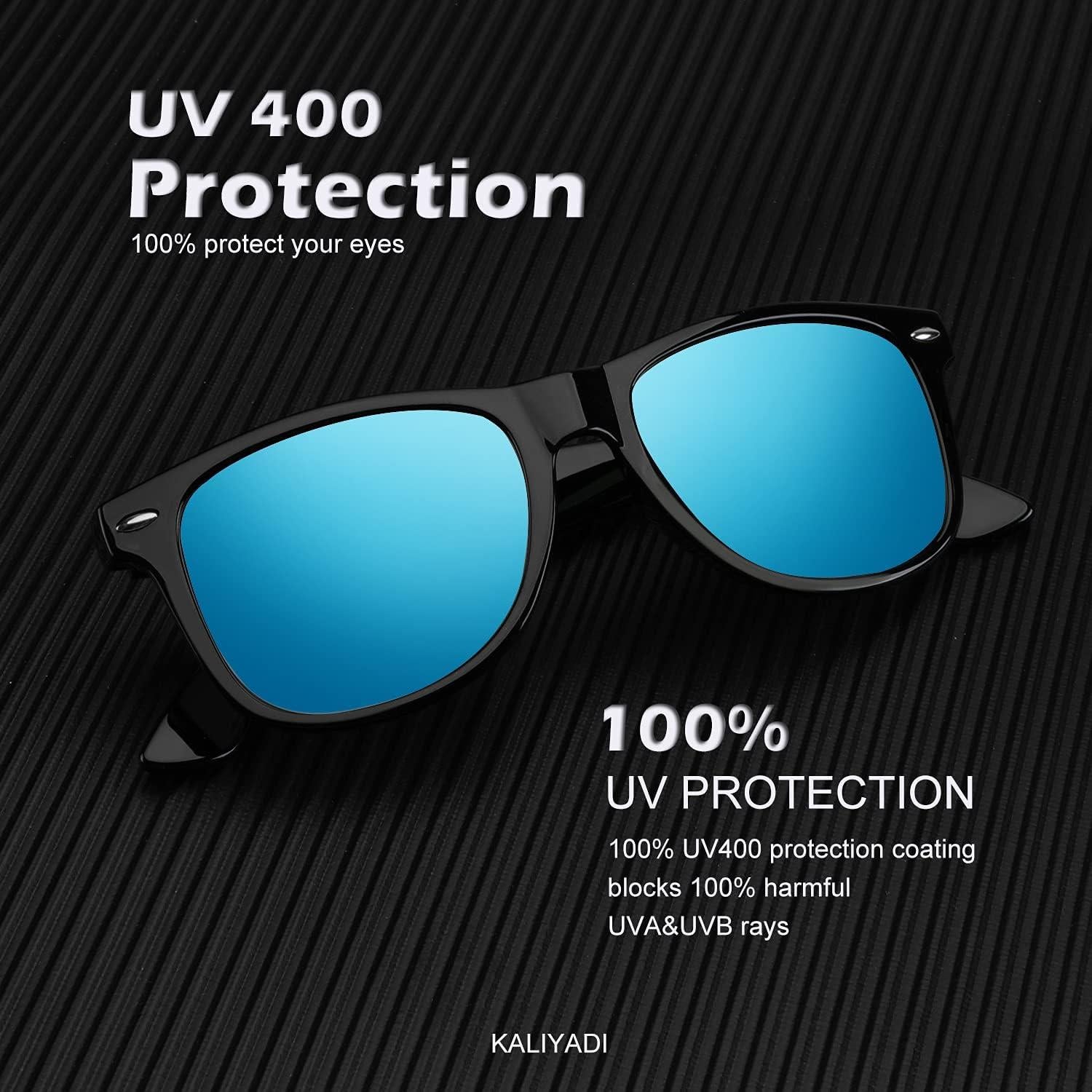 Gafas de sol KALIYADI polarizadas unisex 2 pack UV