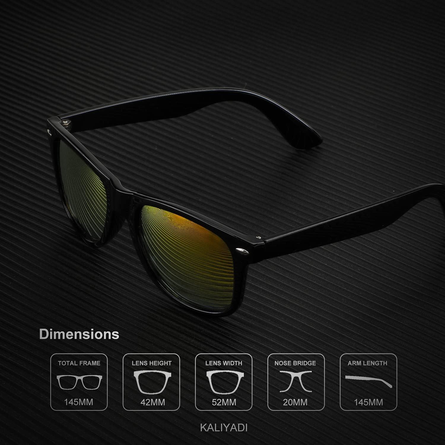 Gafas de sol KALIYADI polarizadas unisex 2 pack UV