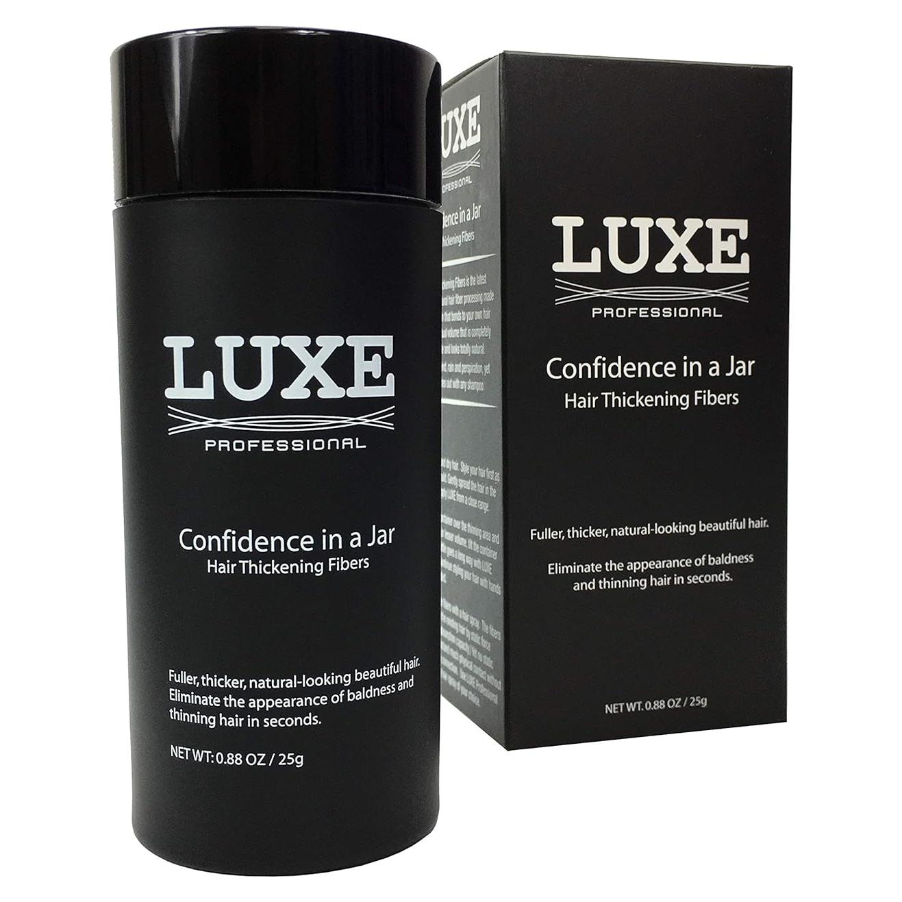 Fibras Engrosadoras para Cabello LUXE 25g Color Negro