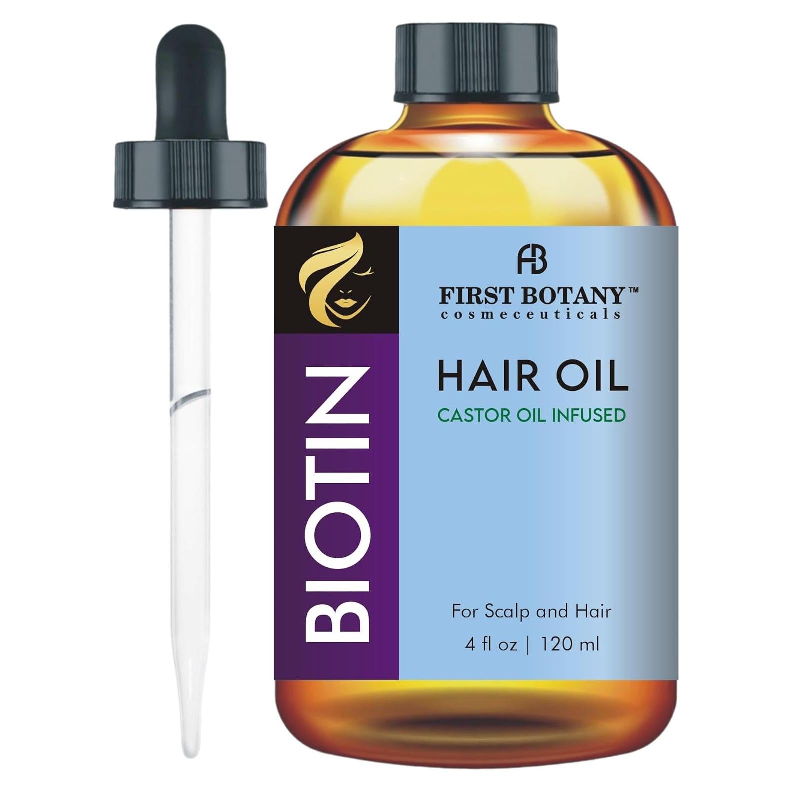 Suero de Aceite de Ricino Biotina 118ml - Tratamiento Cabello