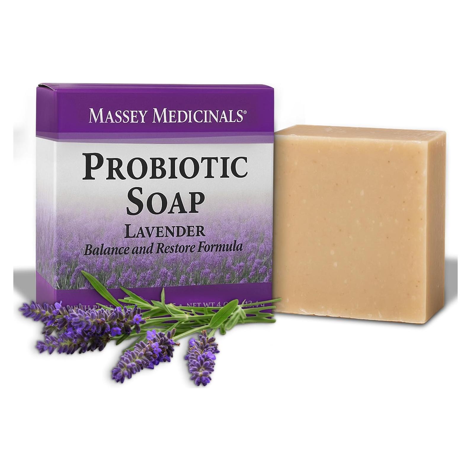 Jabón Probiotico Massey's Lavanda 113g - Cuidado Unisex